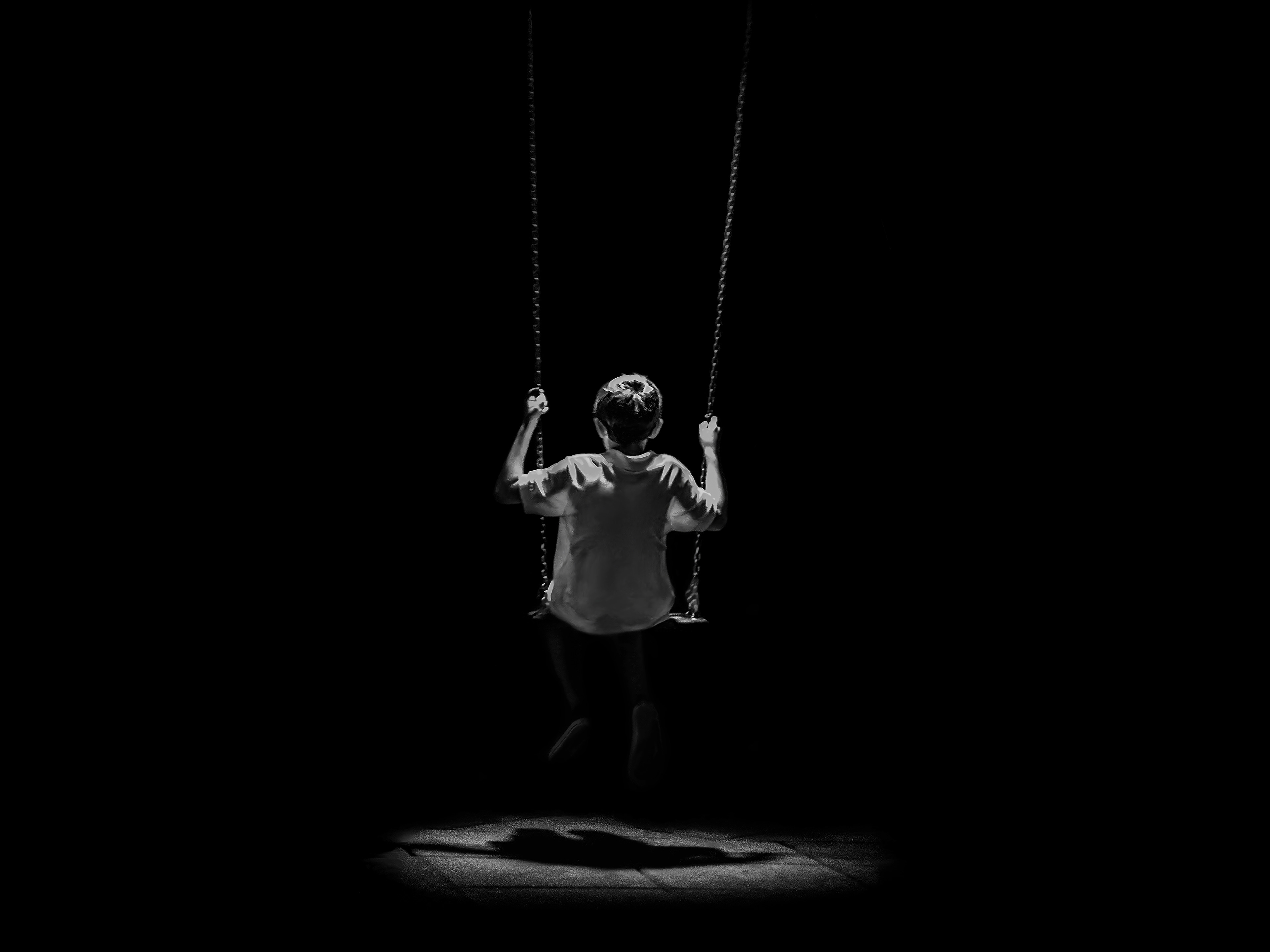 I call this Spotlight on Childhood - from a street photography session in Valletta by night.