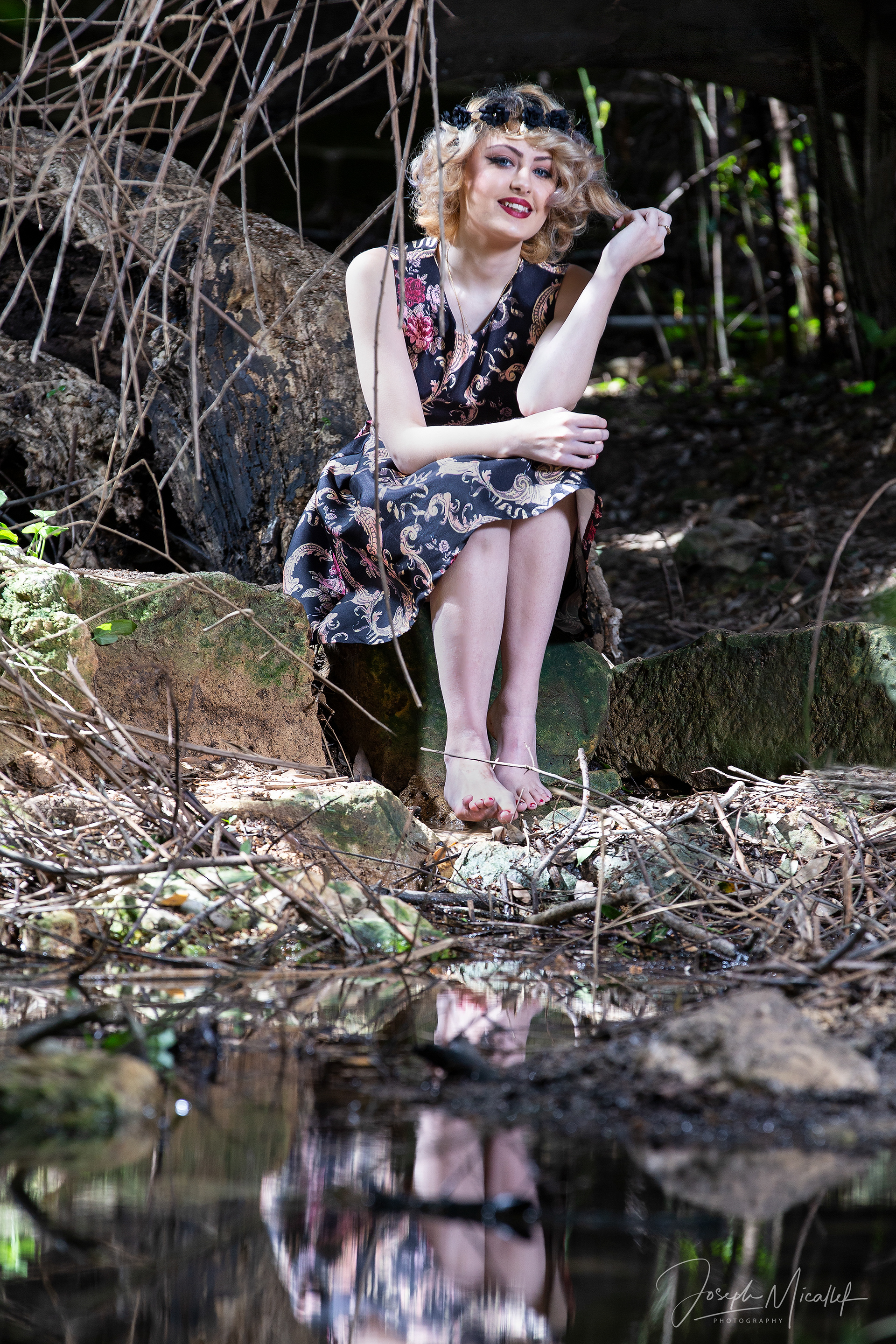 Model Cosette at Buskett, Malta
