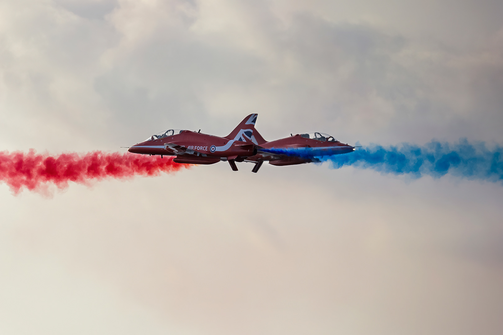 Red Arrows from the Malta Air Show