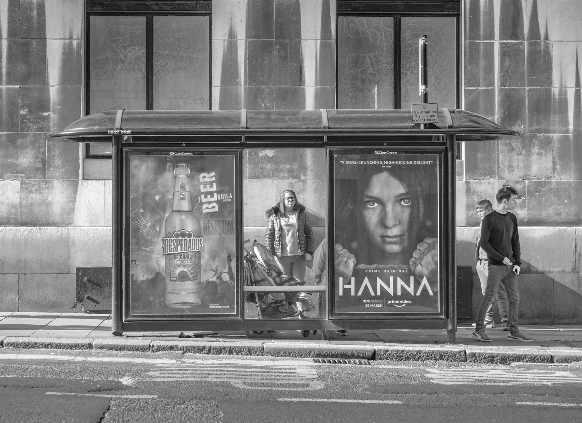 Bus stop , Worswick Street , Newcastle