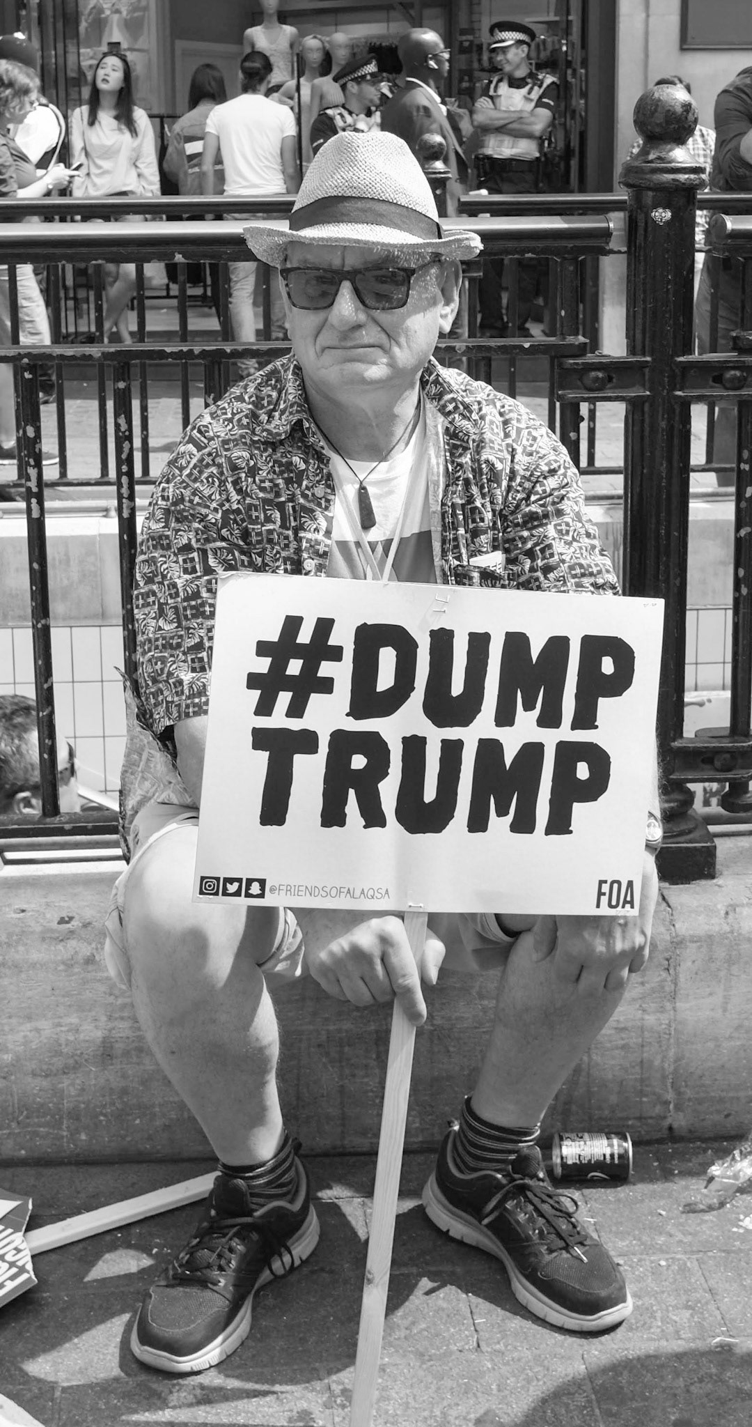 Trump Protest, Oxford Circus London 