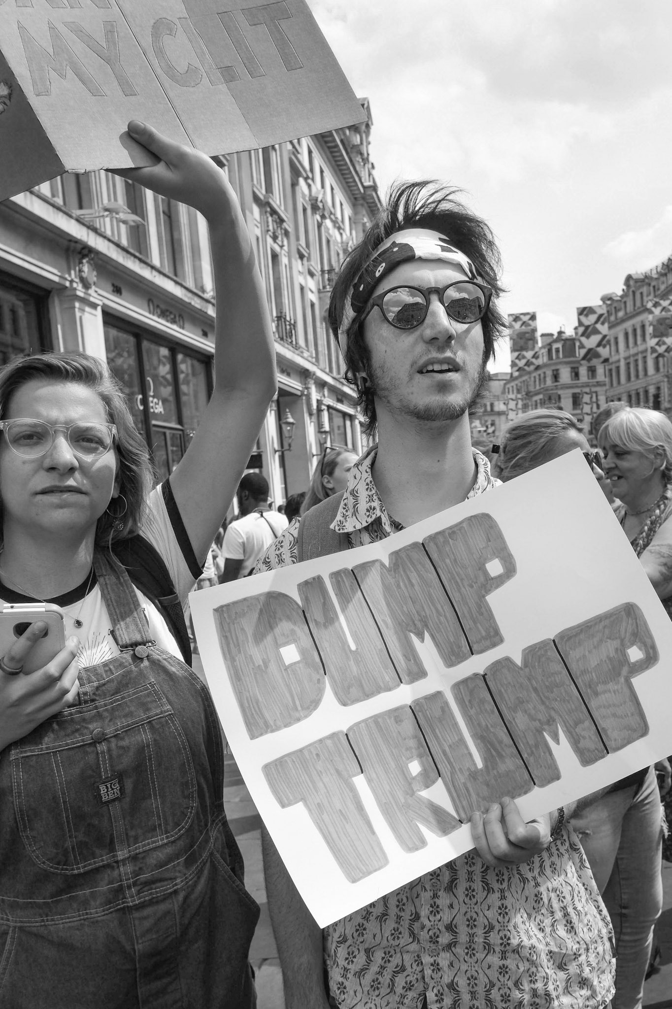 Trump Protest, Oxford Circus, London