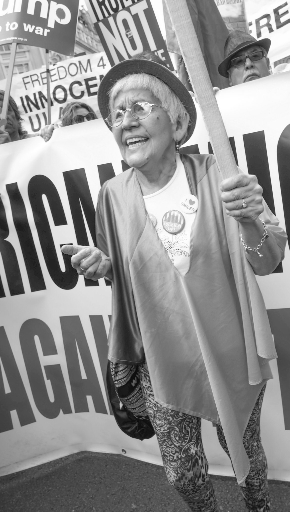 Trump Protest, Oxford circus, London