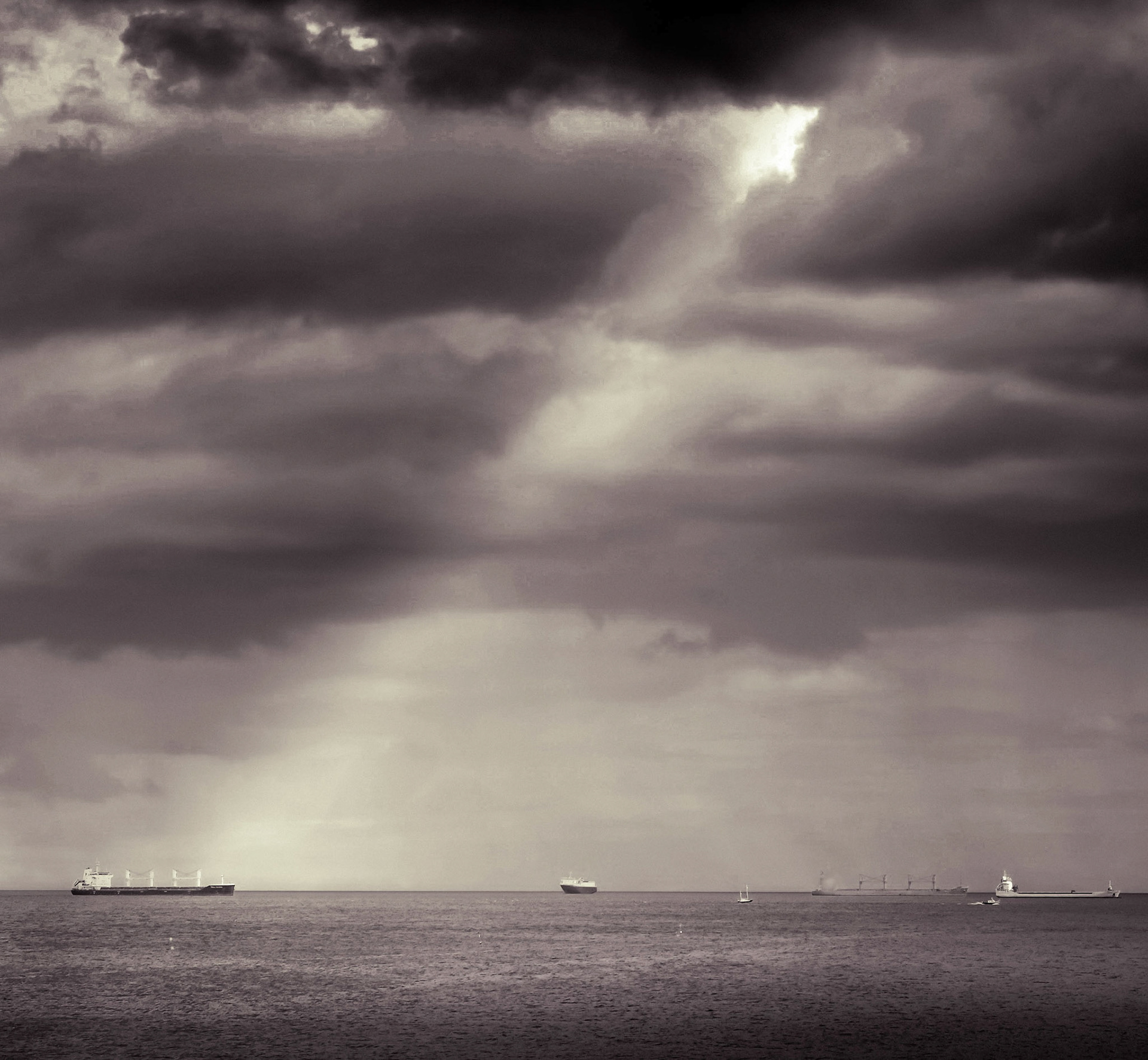 Just off the coast at Cullercoats