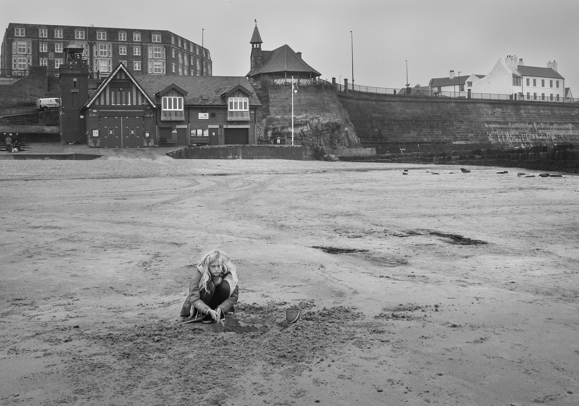 Grey day, Cullercoats Bay
