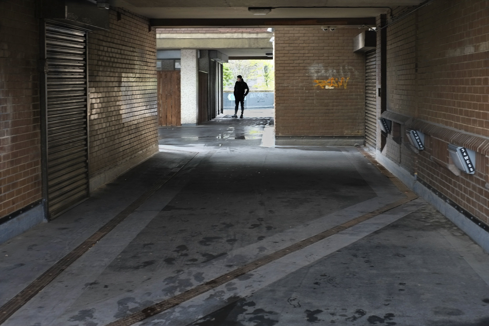 Pedestrian walkway, Newcastle city centre