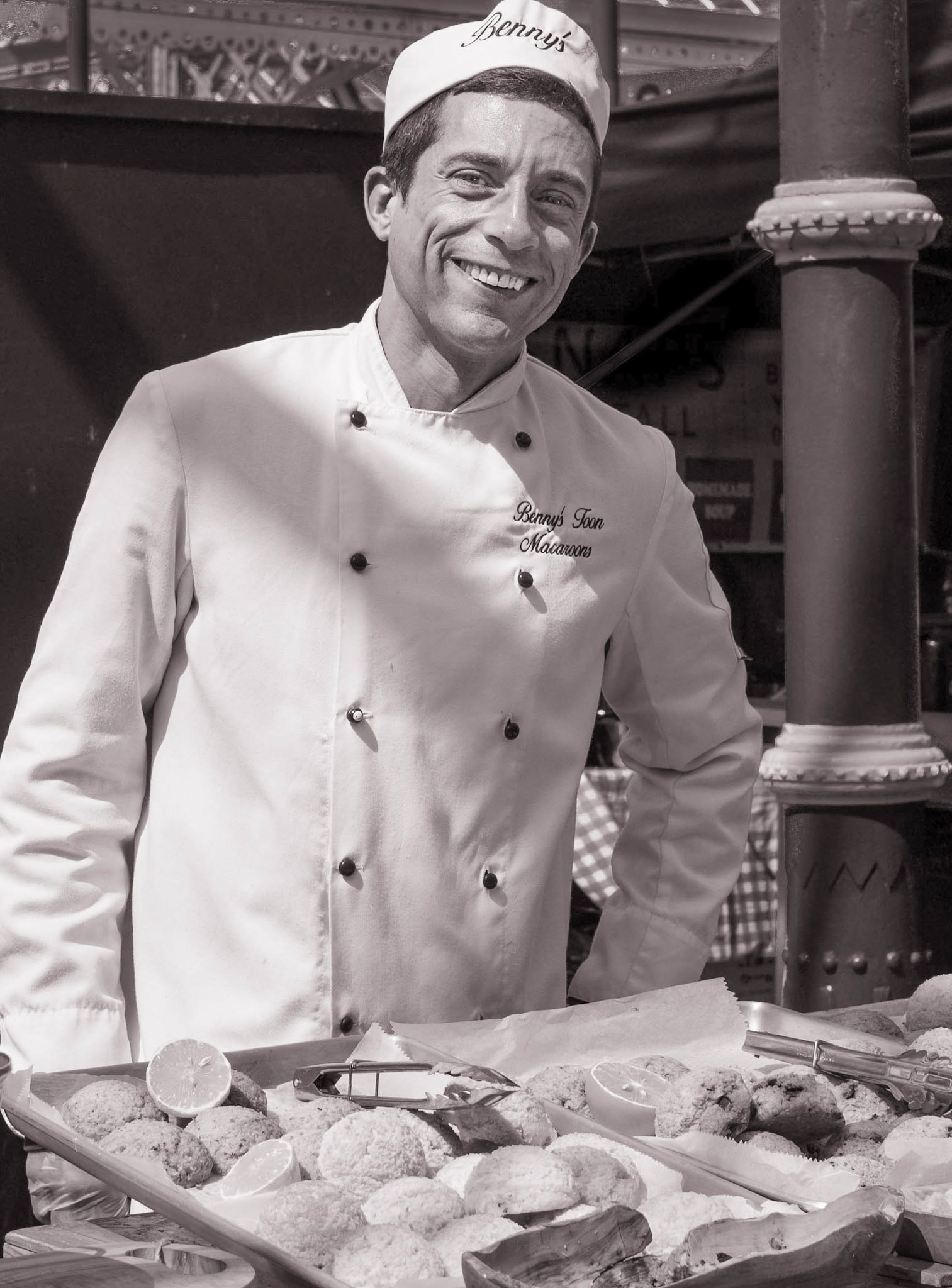 Benny the macaroon man, Tynemouth Market