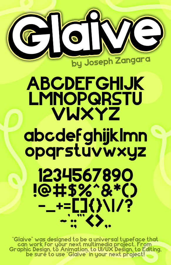 22FA_Zangara, Joesph_font poster