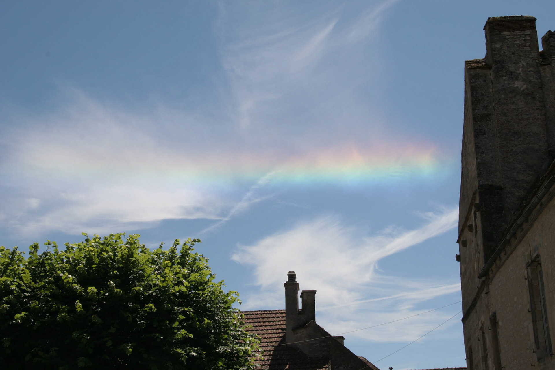 Grote kring om de zon (46° halo) - Vézelay 2005