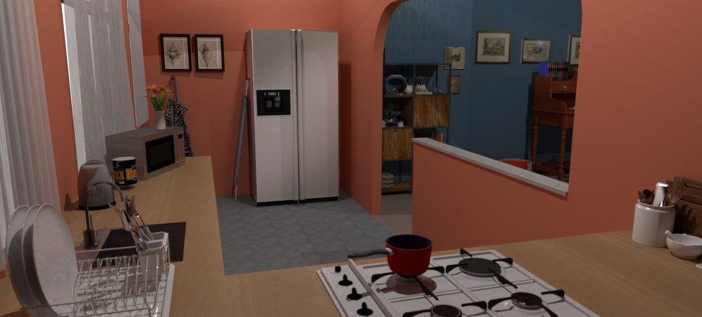 Flat Kitchen
