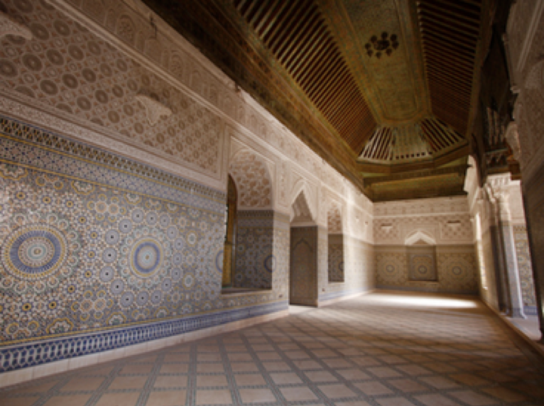 Inside kasbah Glaouri