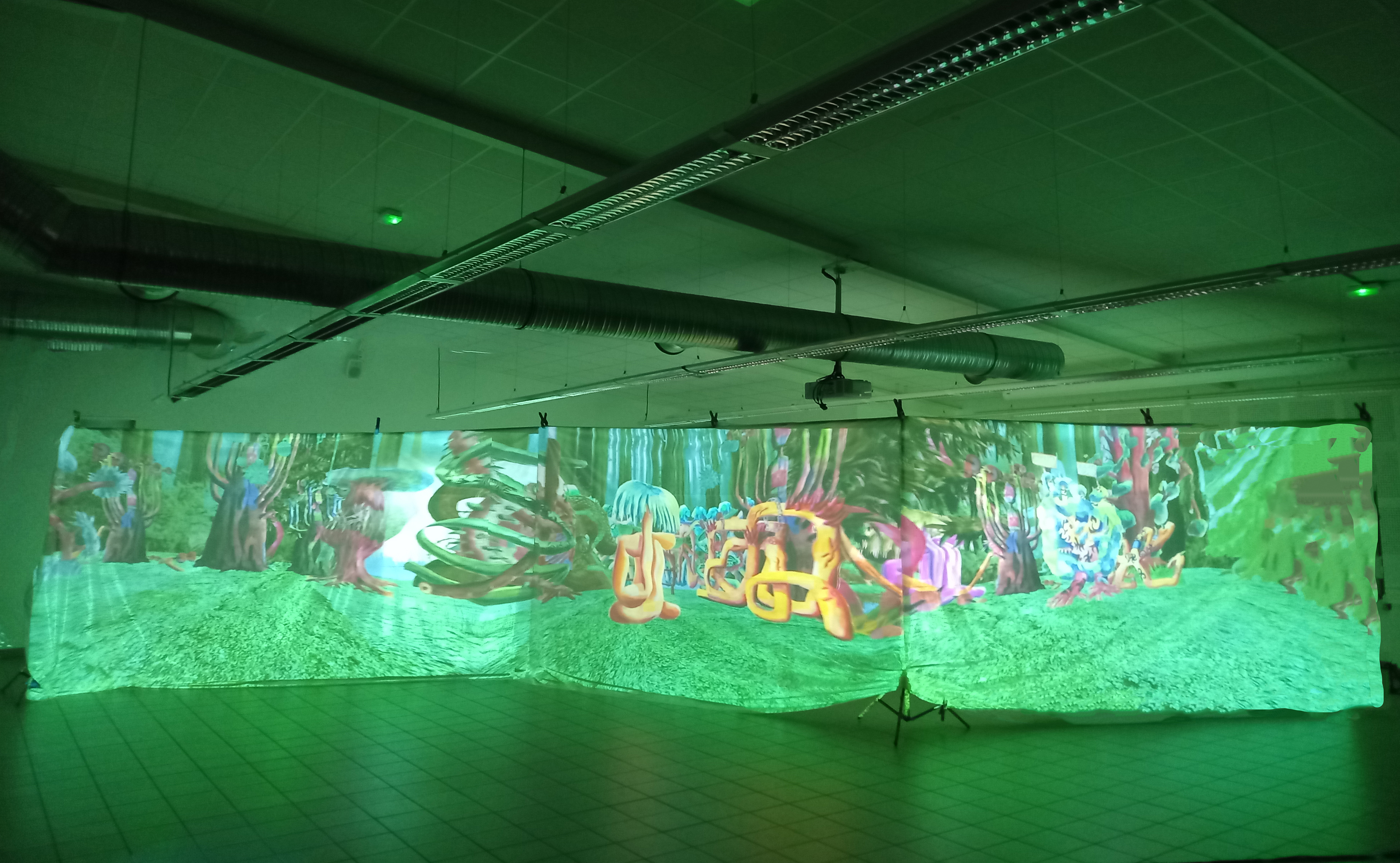 Présentation at the Beffroi school, Billom, France, 2021
