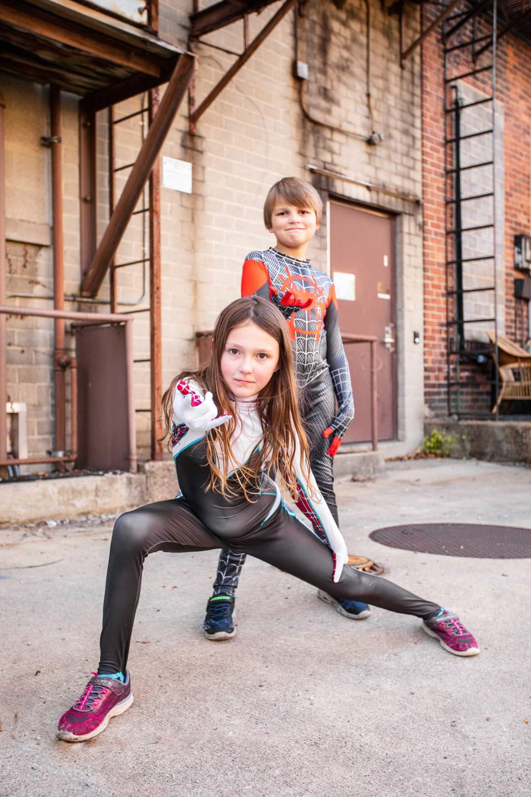 Spider-Man and Spider-Gwen. 2022. Digital Photograph.