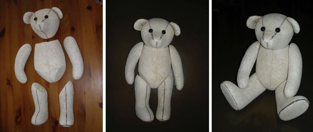 *The eyes were attached temporarily just for getting the final image.