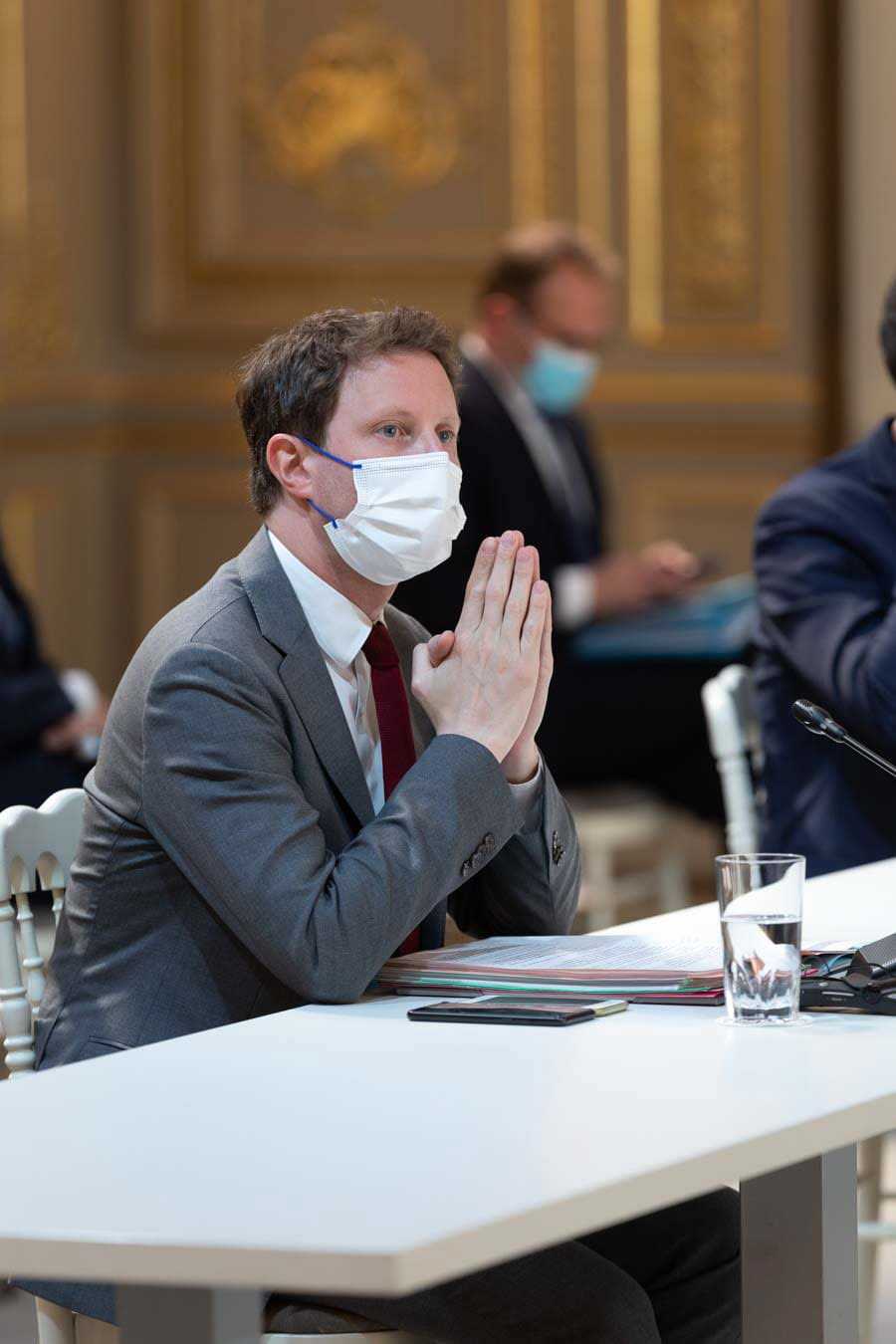 2021-05-31, Clément Beaune au Conseil des ministres franco-allemand, Élysée