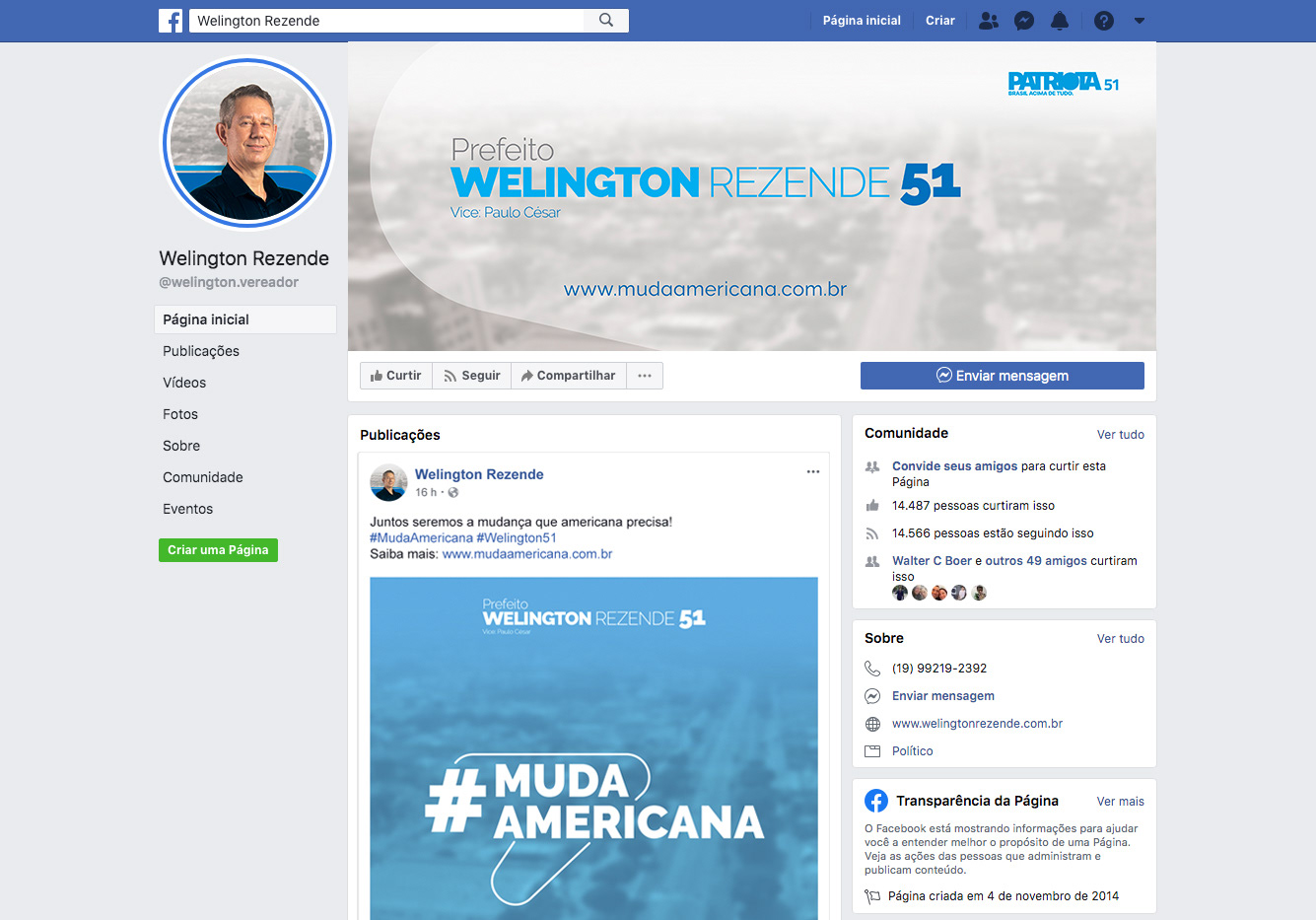 Social page