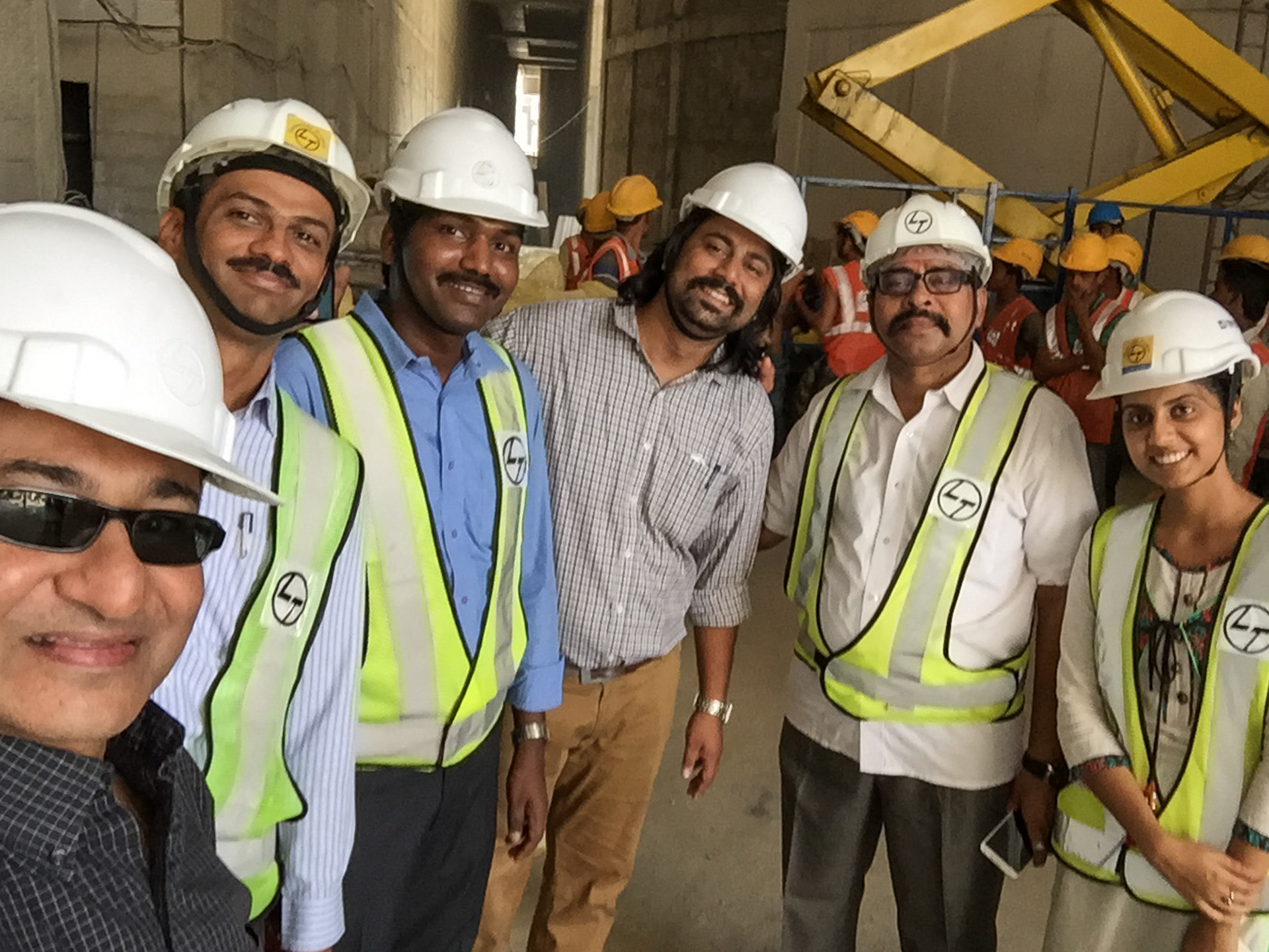 L&T team on site