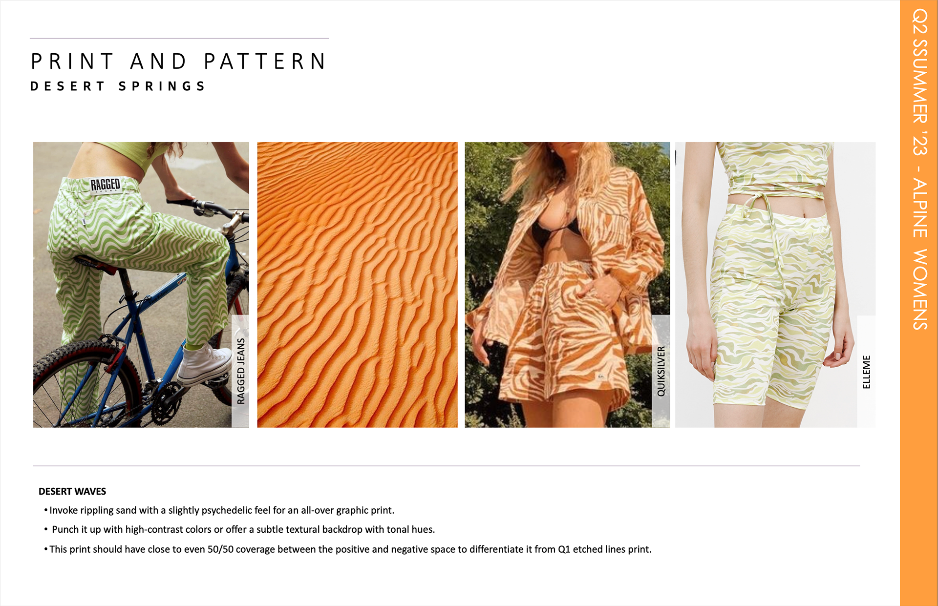Exert from the print direction provided by my team.