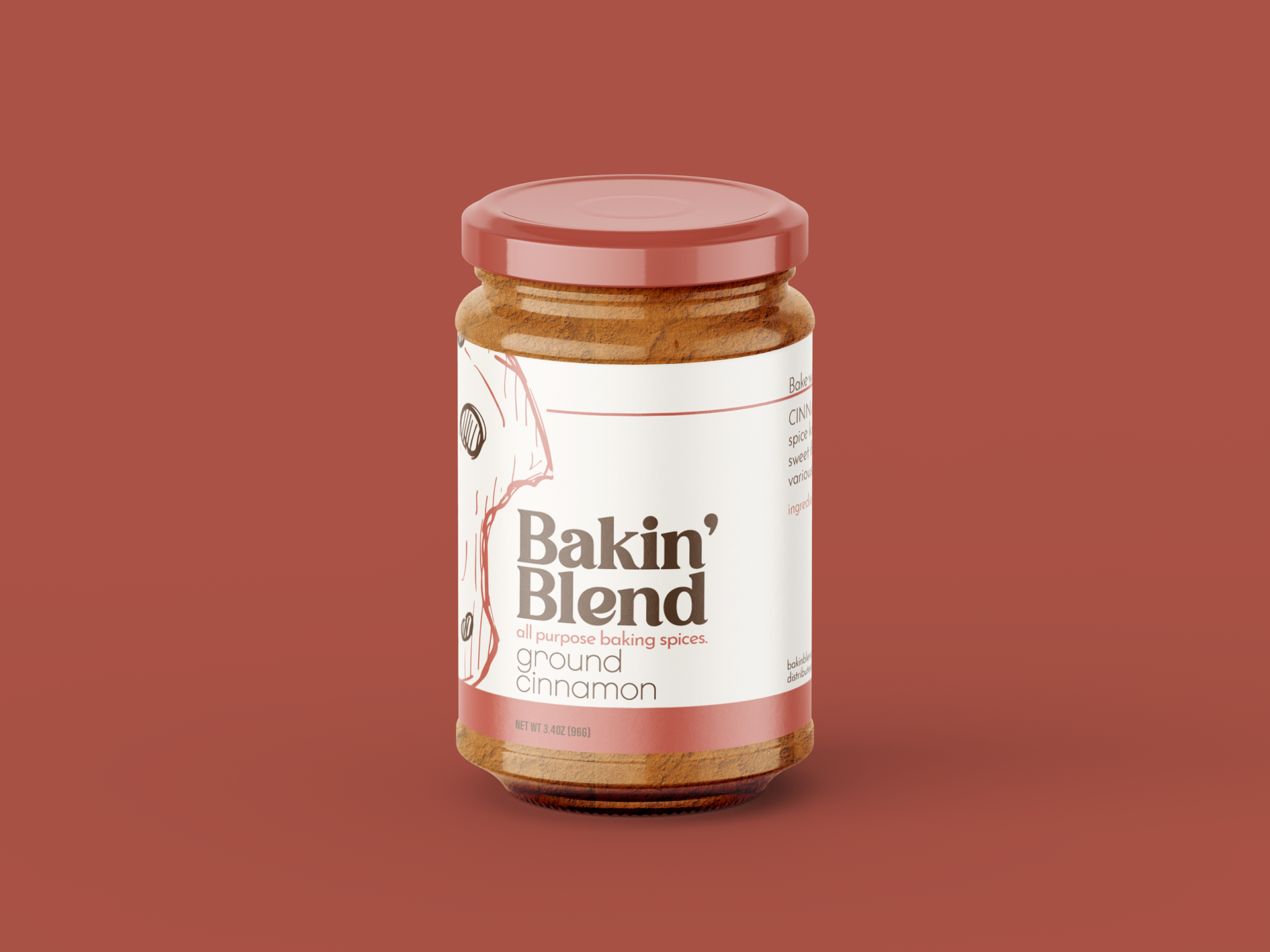 Ground Cinnamon Label Front