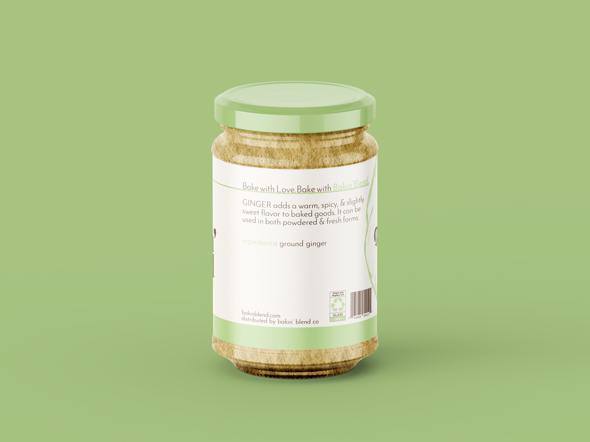 Ground Ginger Label Back