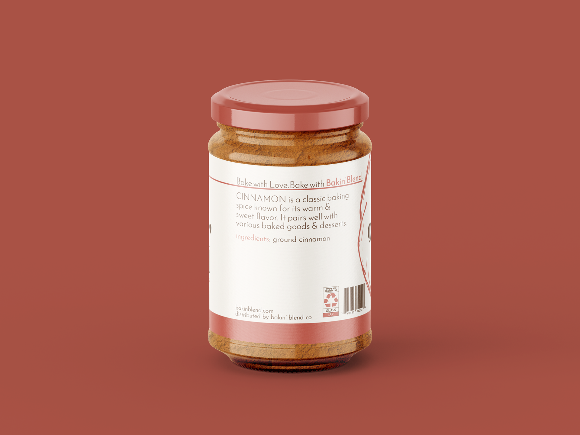 Ground Cinnamon Label Back