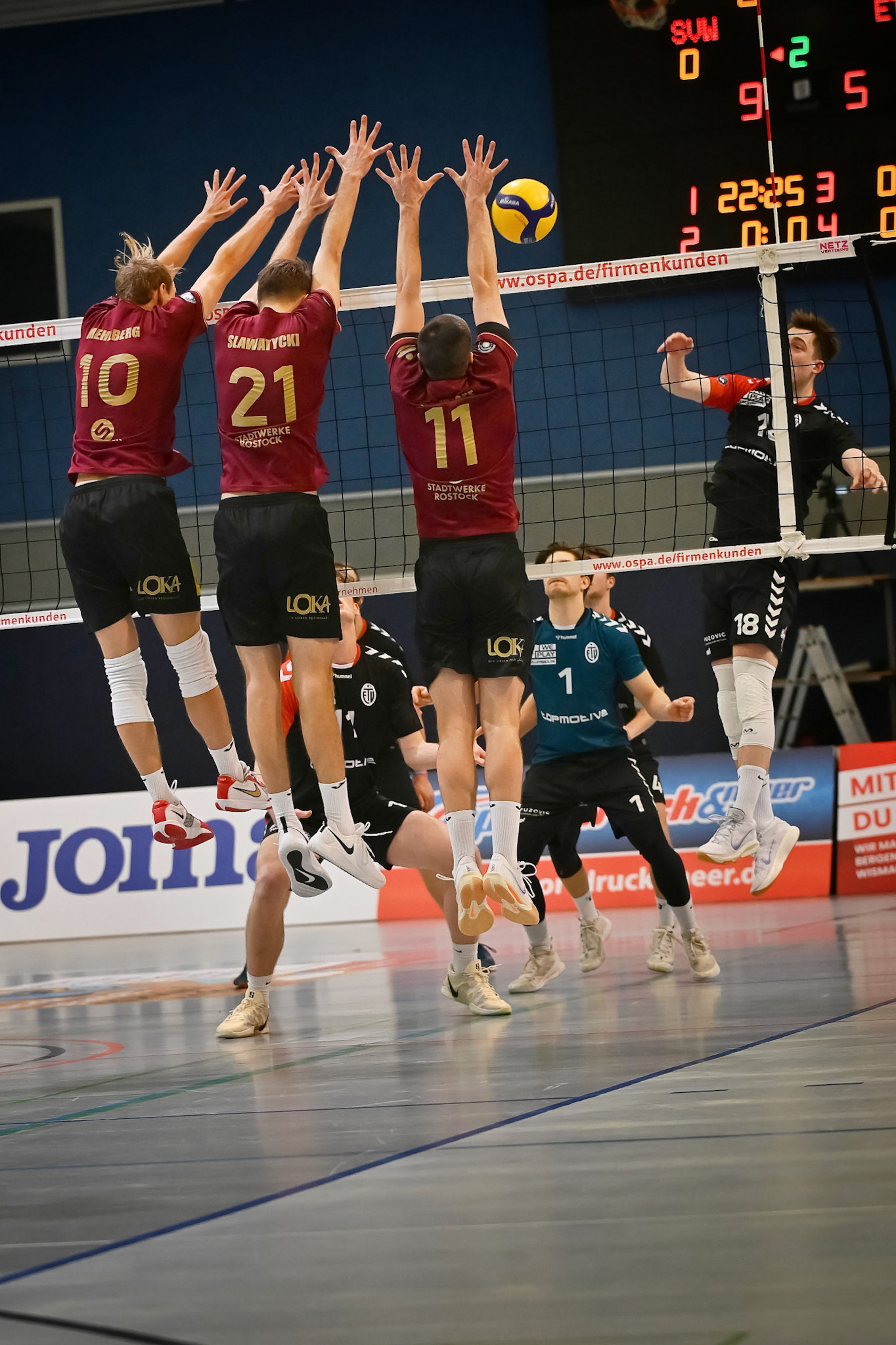 SV Warnemünde vs ETV Hamburg 2. Bundesliga Volleyball