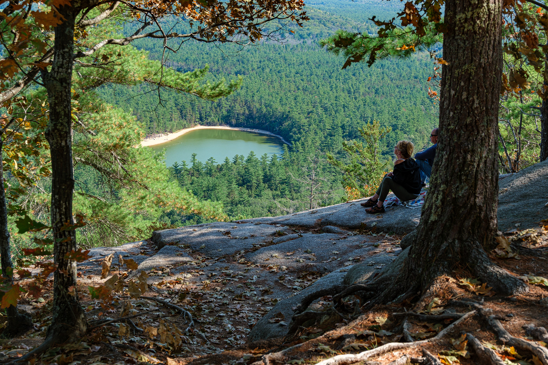 250910-799 Cathedral Ledge View of Echo Lake