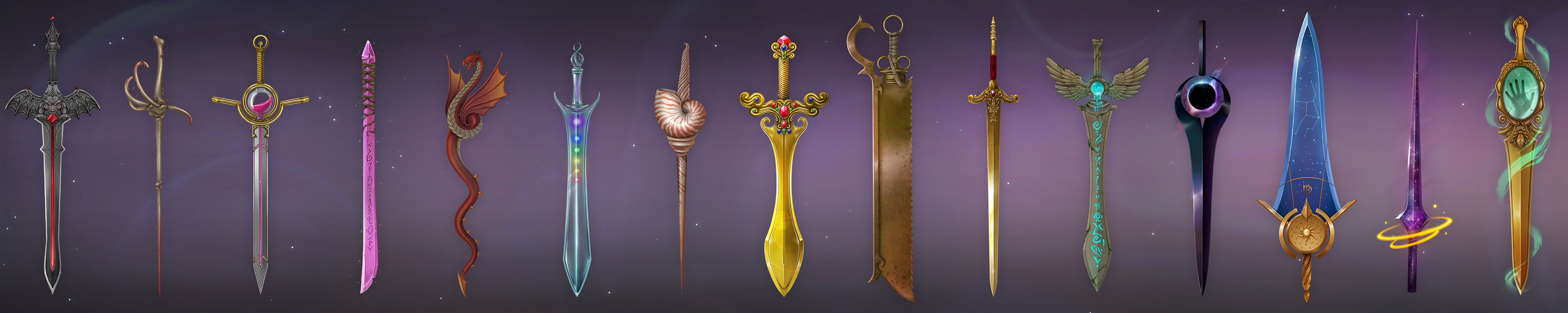 Swordtember Sword Concepts part 1