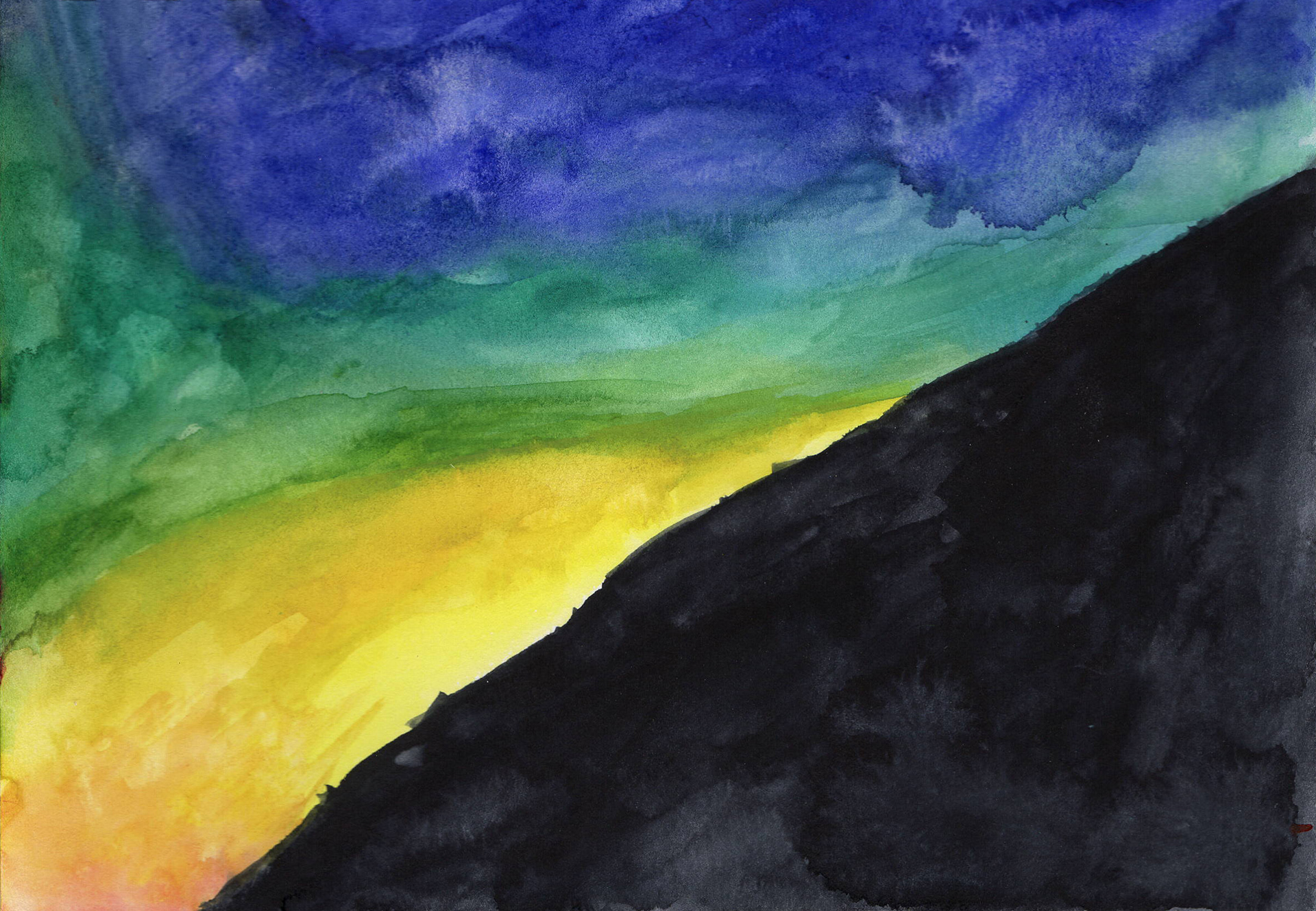 Watercolor on paper, 2025 8"x6"