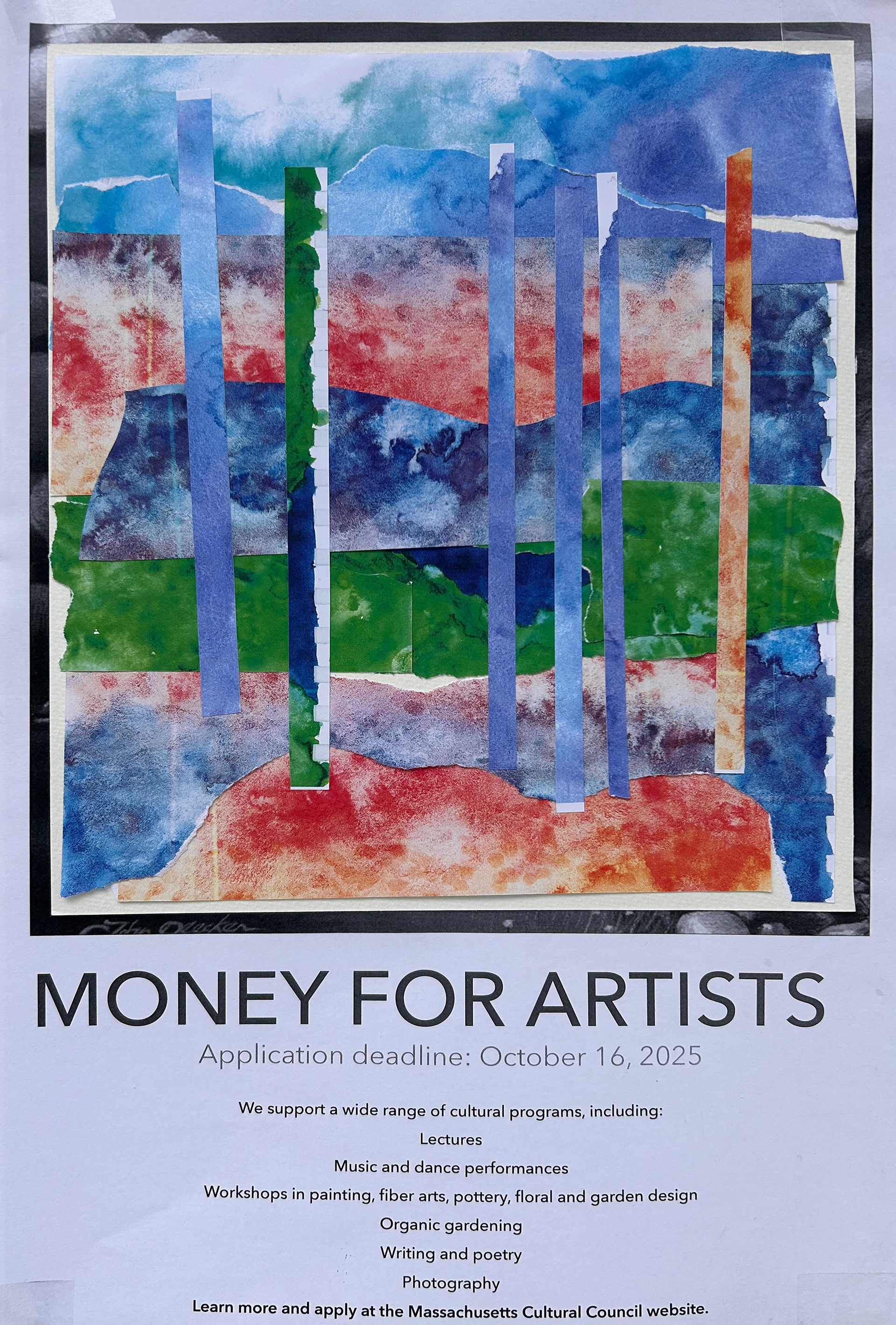 Flyer Made out of Watercolors