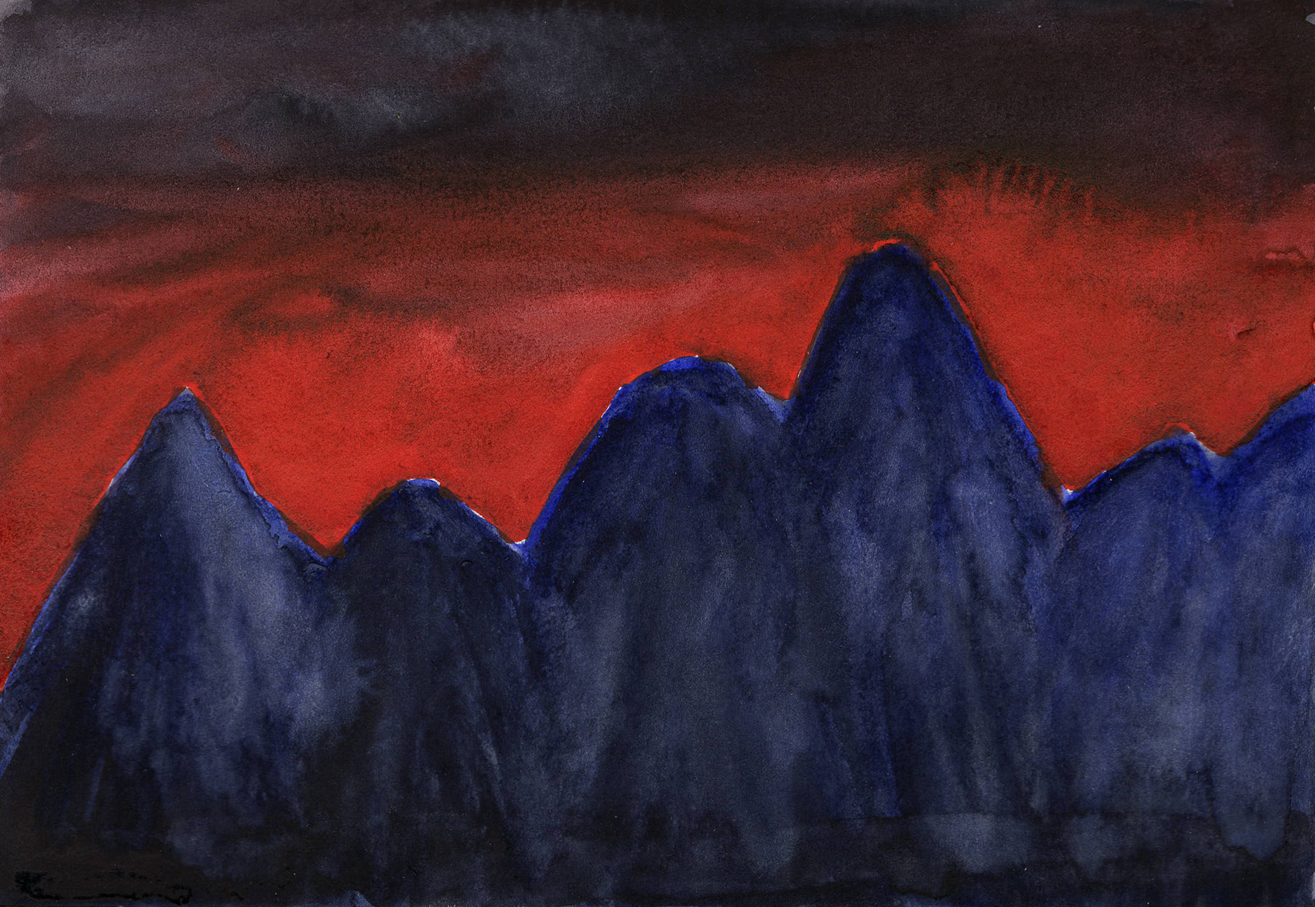 Watercolor on paper, 2025 8"x6"