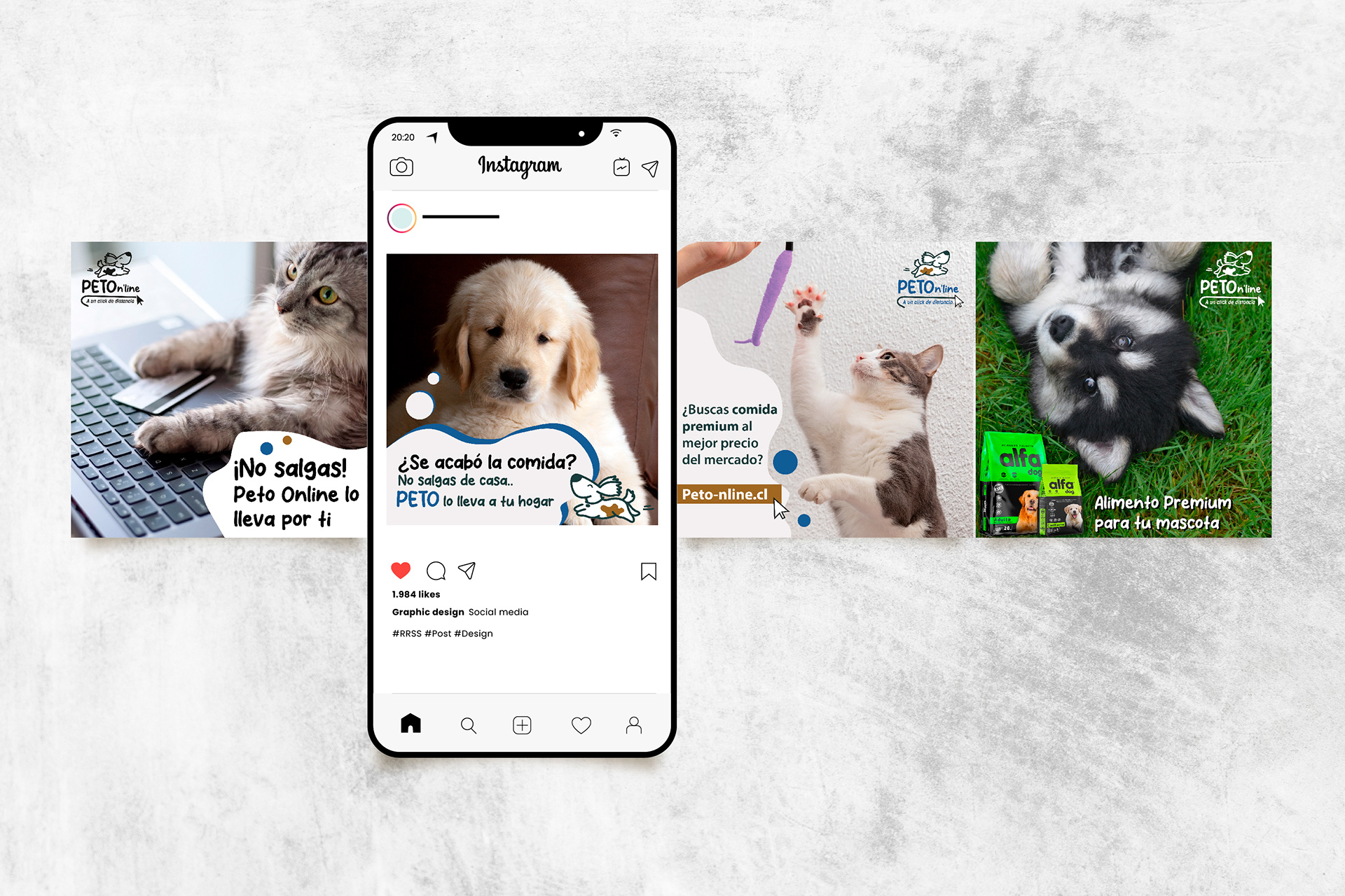 Diseño de redes sociales para PETOnline