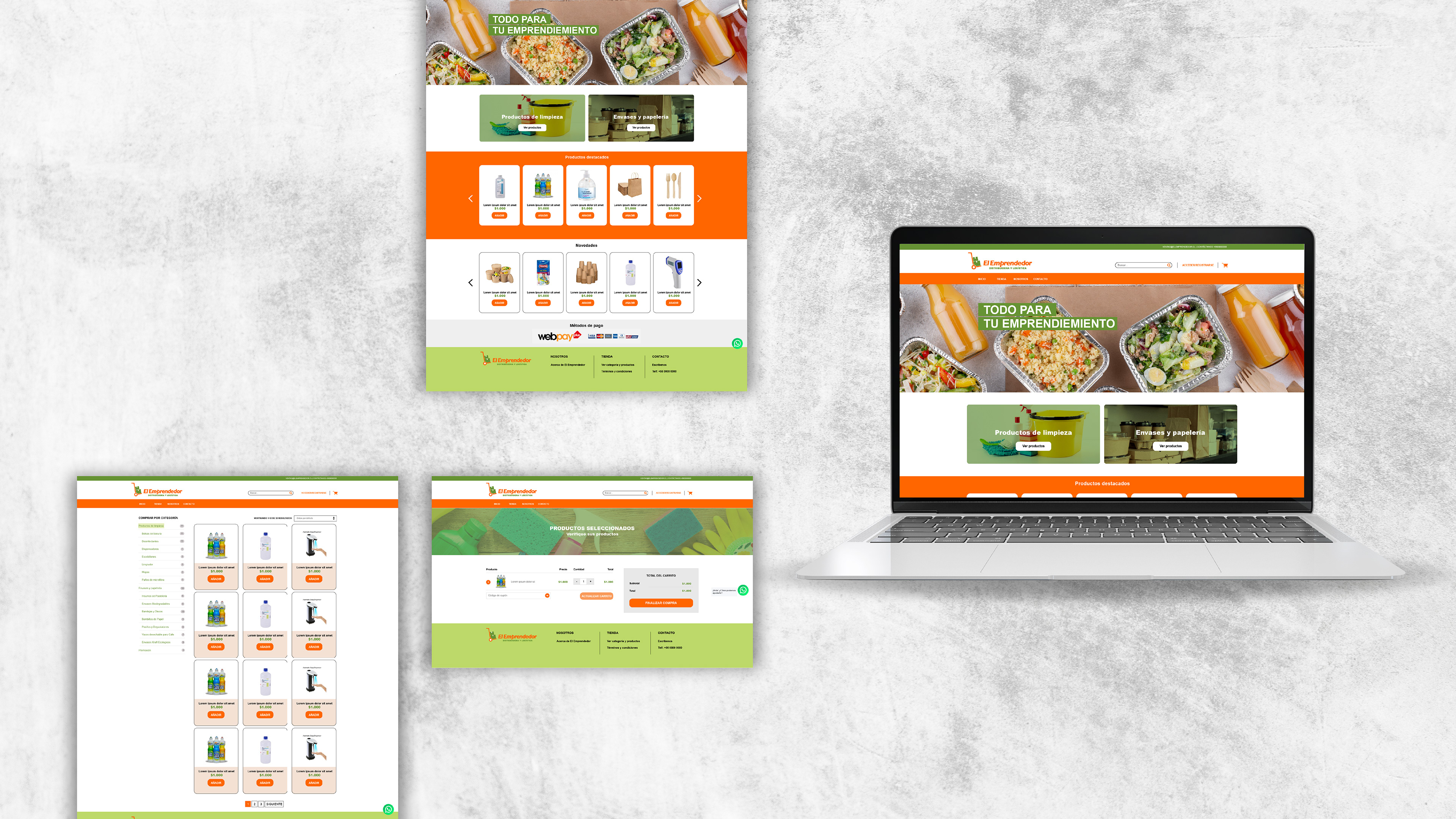 Diseño web para El Emprendedor