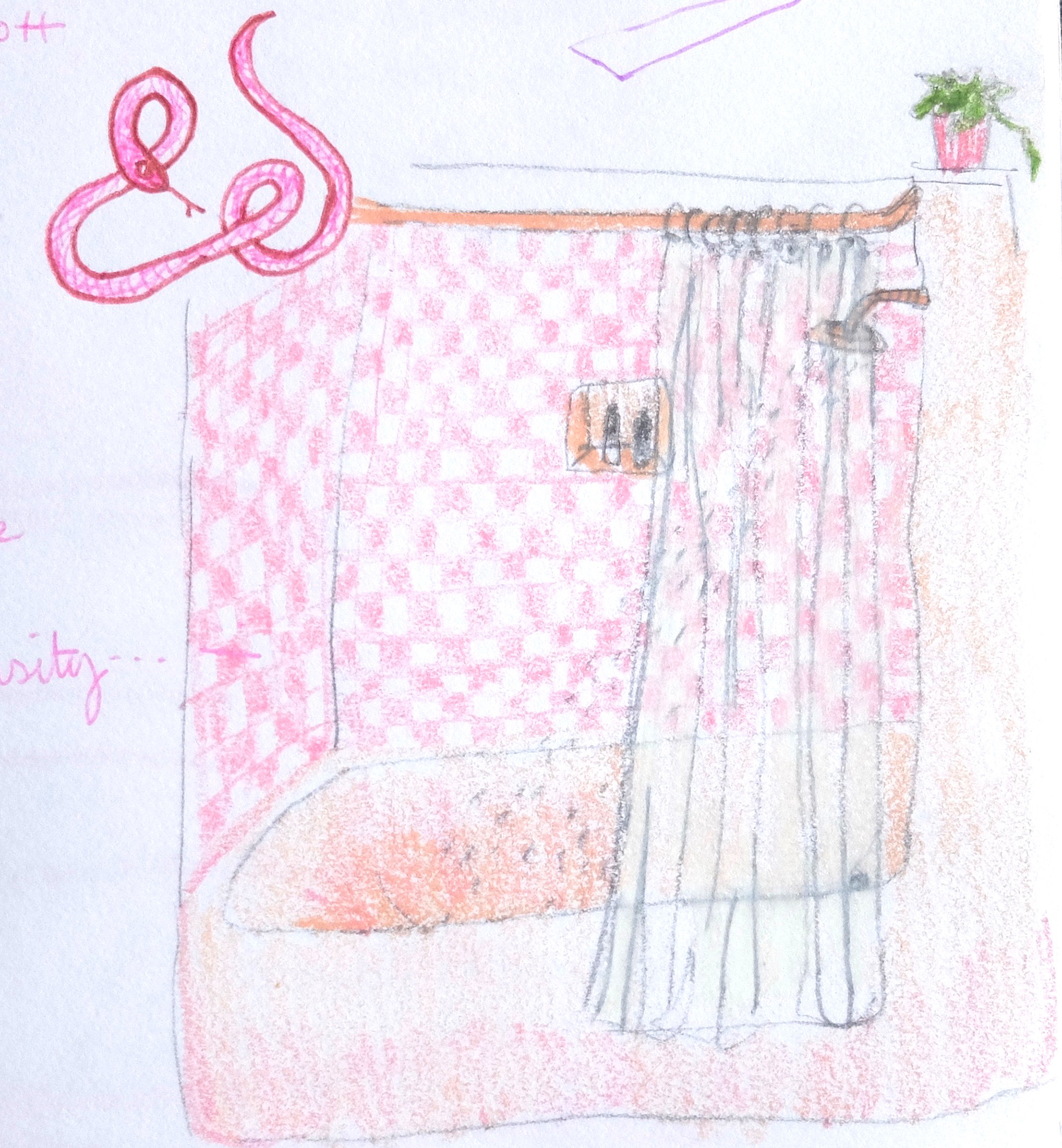pink shower, 2020