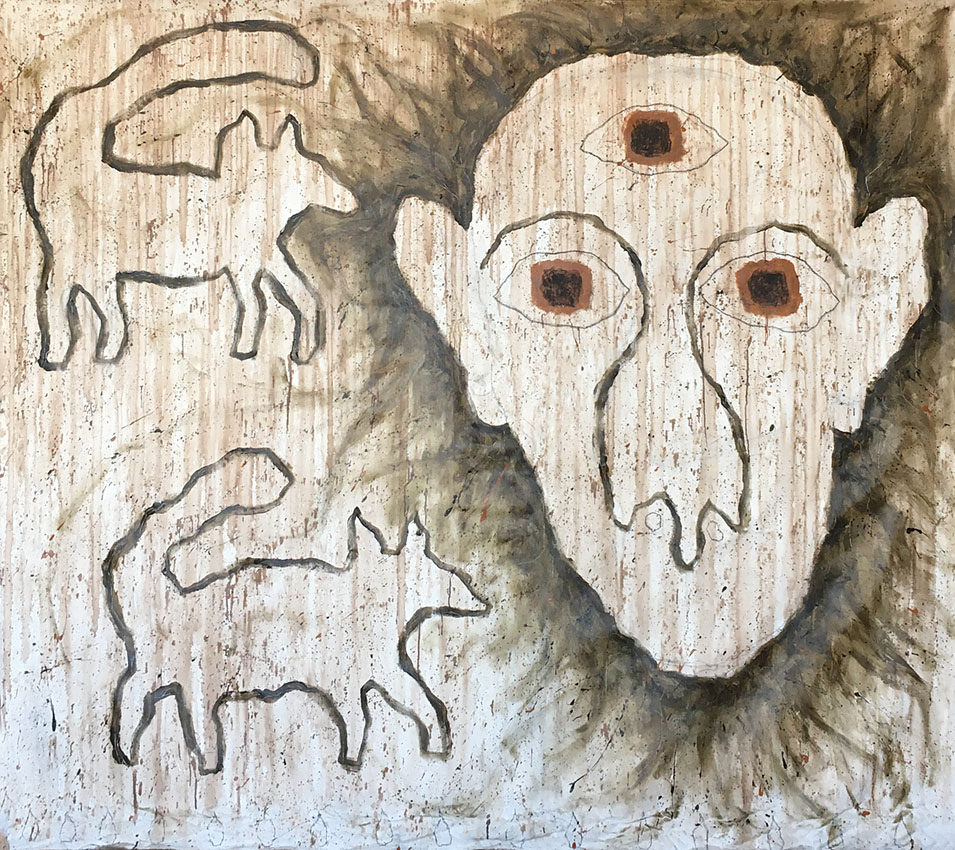 "La memoire perdue", 200*220 cm