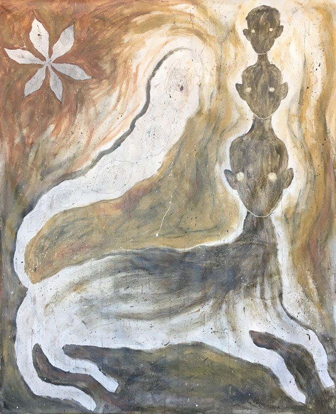 "La vida brota", 200*160 cm