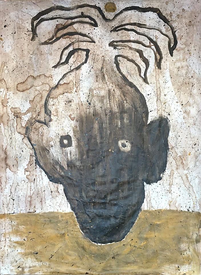 "El sol se llevanta en la orilla del alma", 160*120 cm