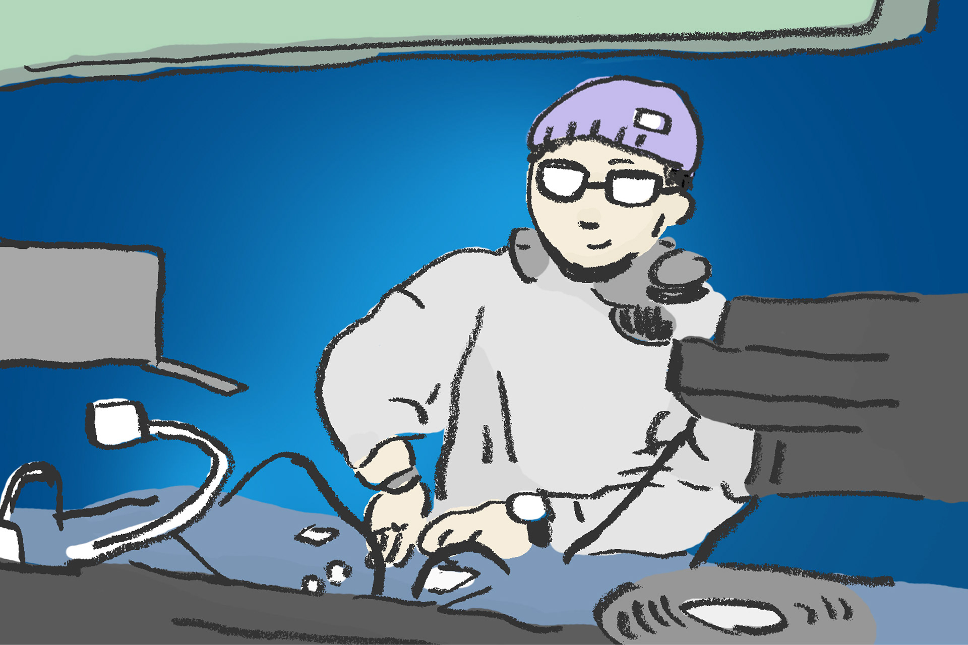 もっと身近なクラブカルチャーvol.1 記事内イラスト