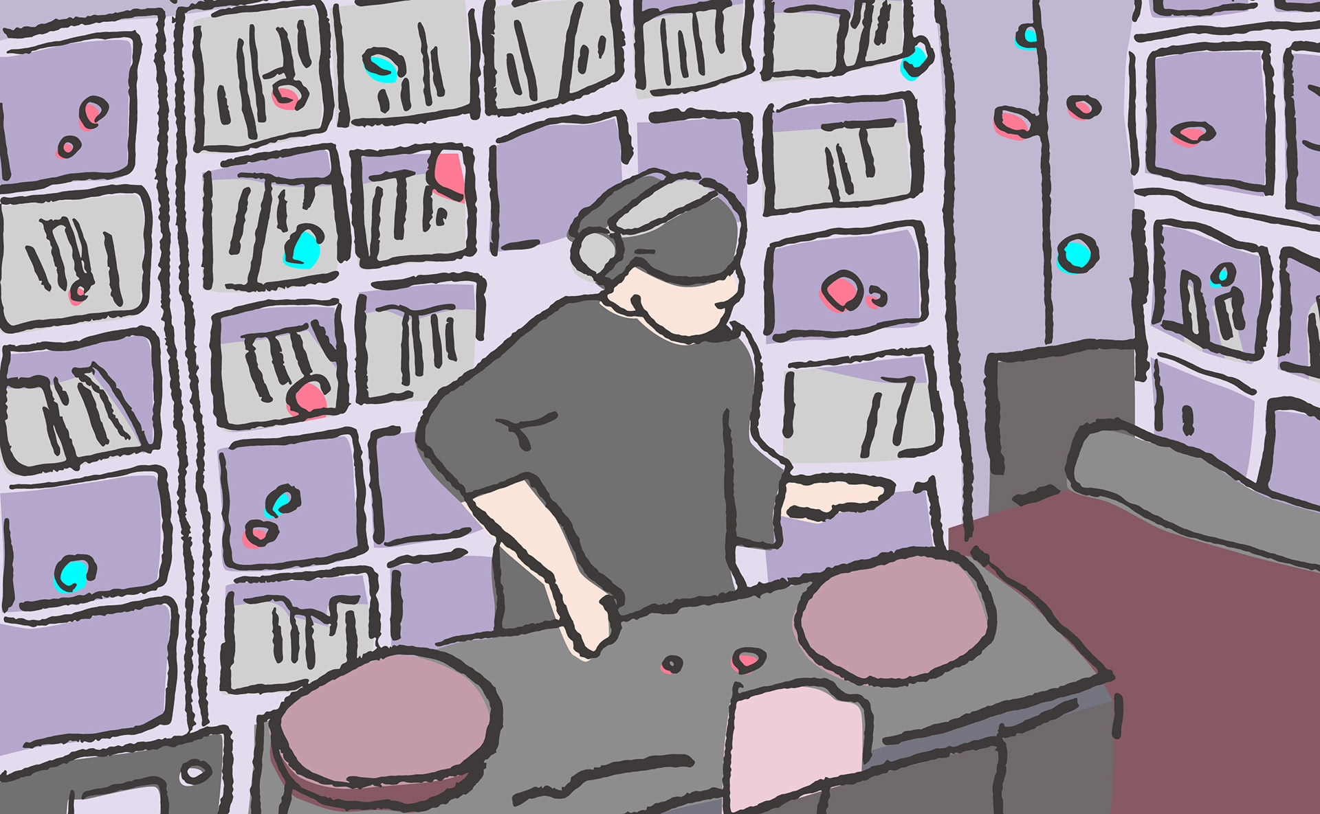 もっと身近なクラブカルチャーvol.4 アイキャッチ・記事内のイラストを作成しました。