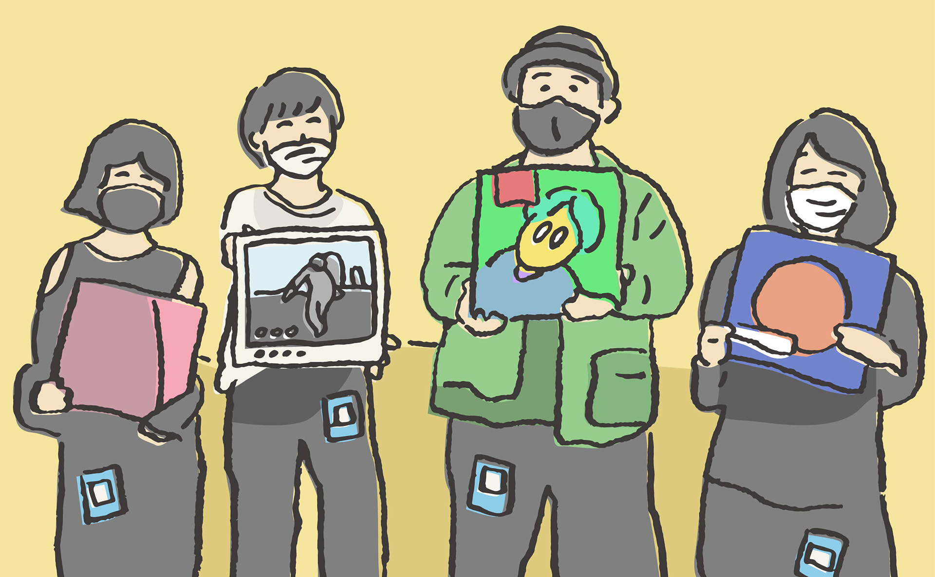 もっと身近なクラブカルチャーvol.4 アイキャッチ・記事内のイラストを作成しました。