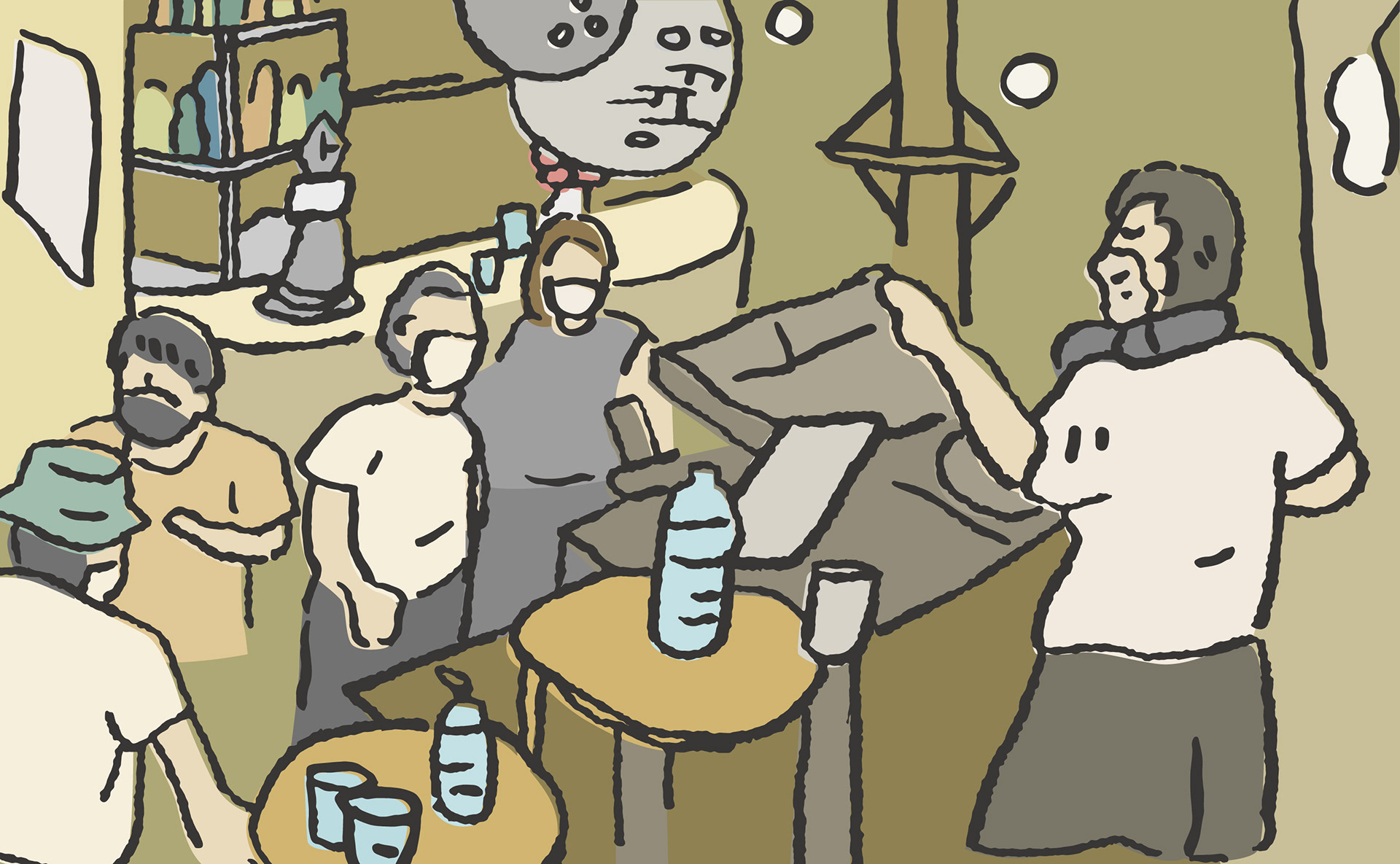 もっと身近なクラブカルチャーvol.5 アイキャッチ・記事内のイラストを作成しました。