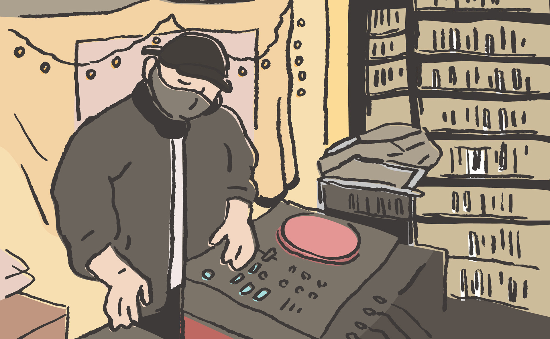もっと身近なクラブカルチャーvol.4 アイキャッチ・記事内のイラストを作成しました。