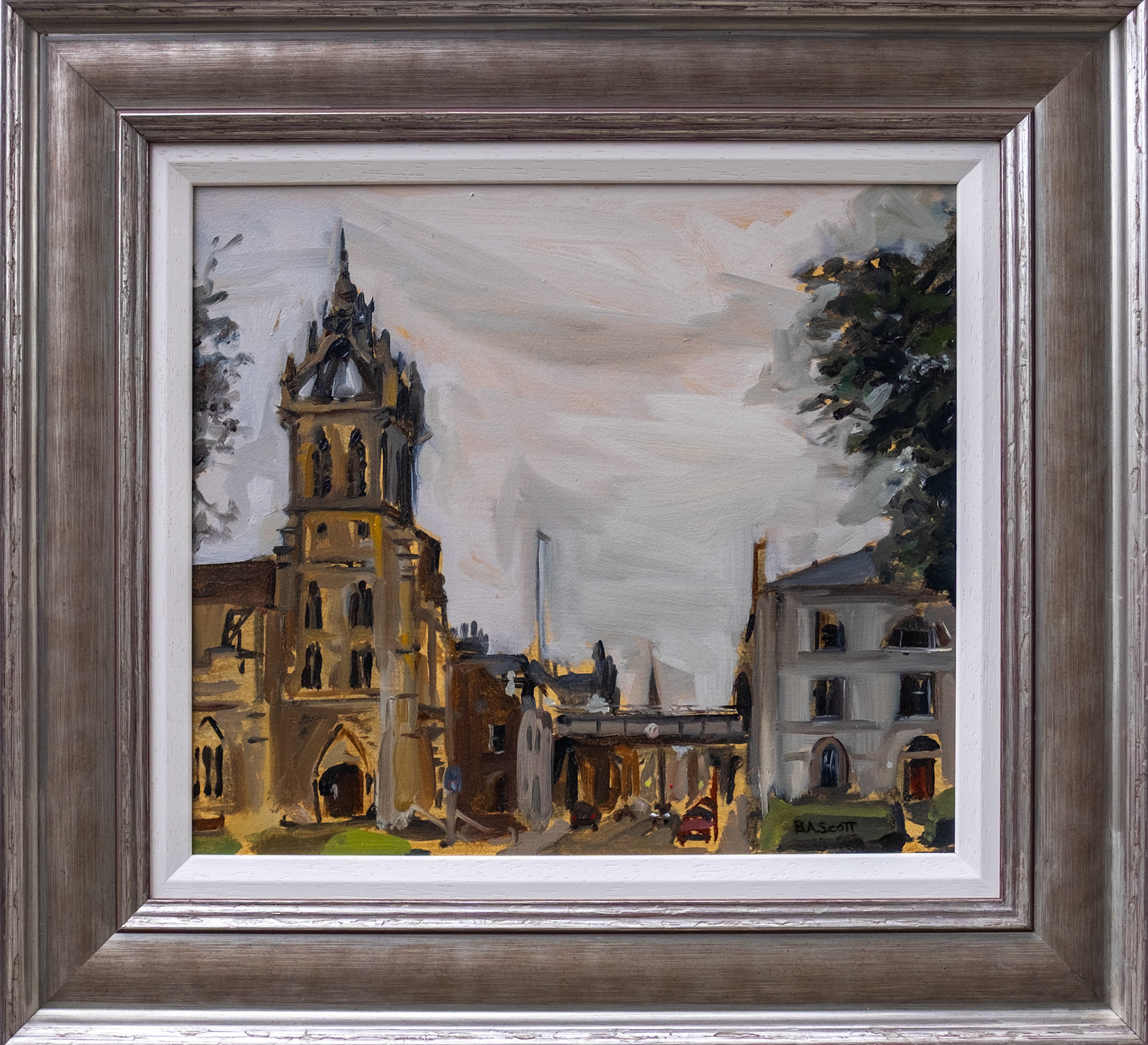St Leonard's, Oil on wood.