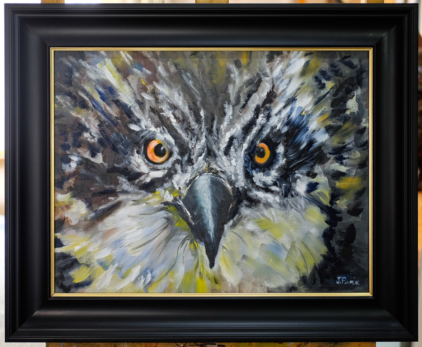 An original oil painting by Jen Park