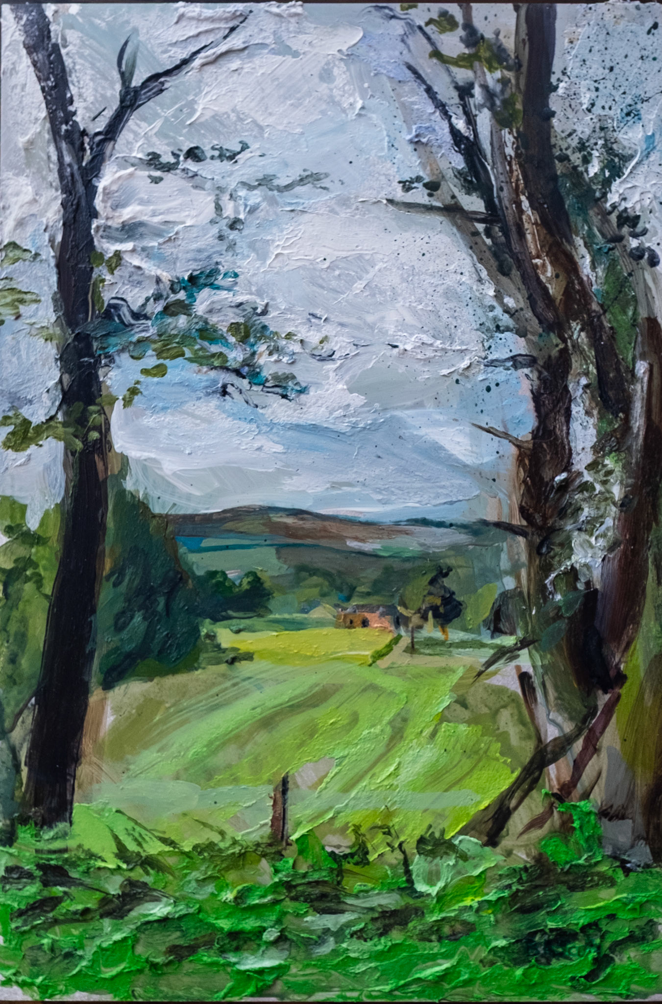 Kinclave, acrylic on aluminium