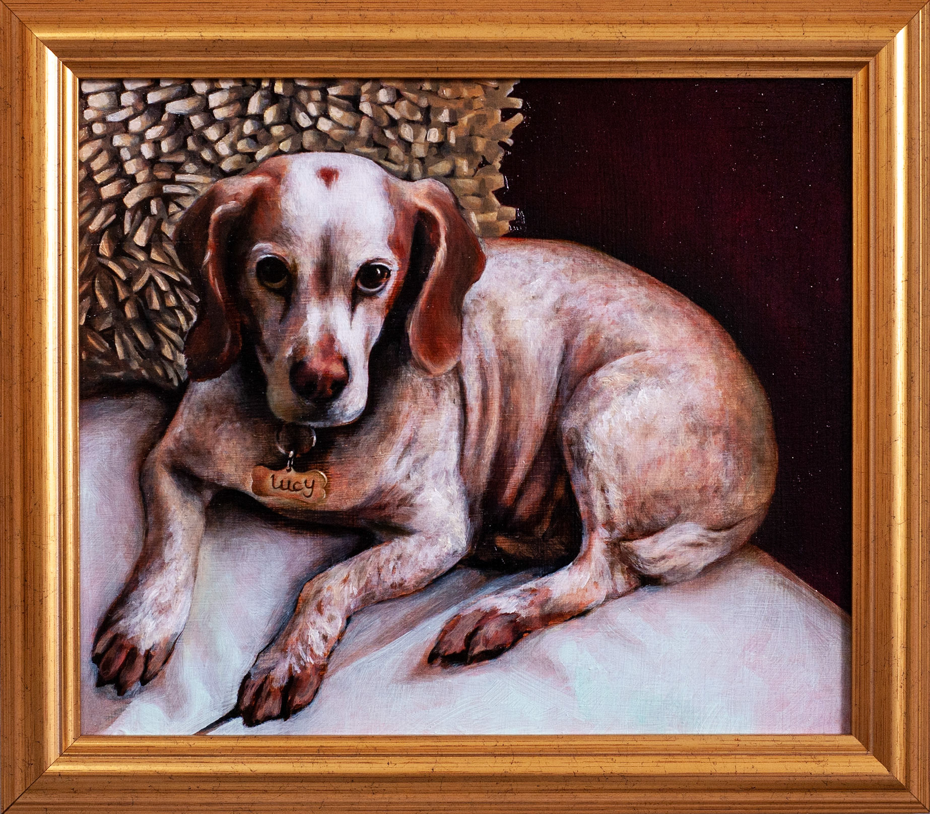 Oil on wooden panel