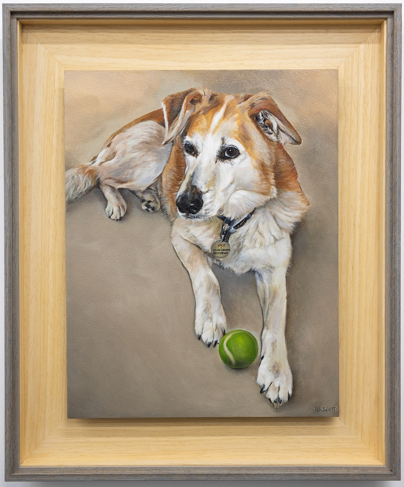 Oil on aluminium