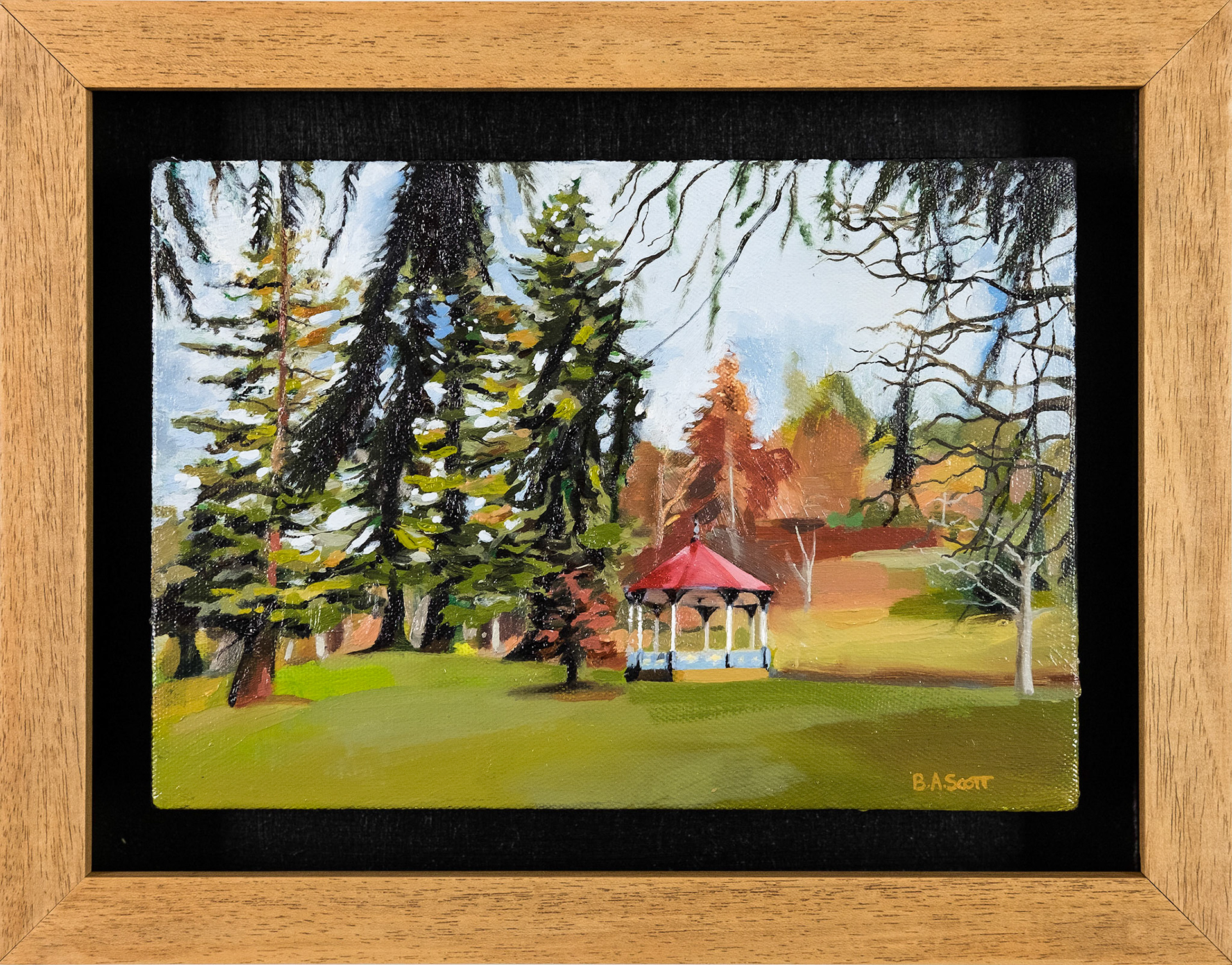 Macrosty Park, Crieff, Oil on canvas