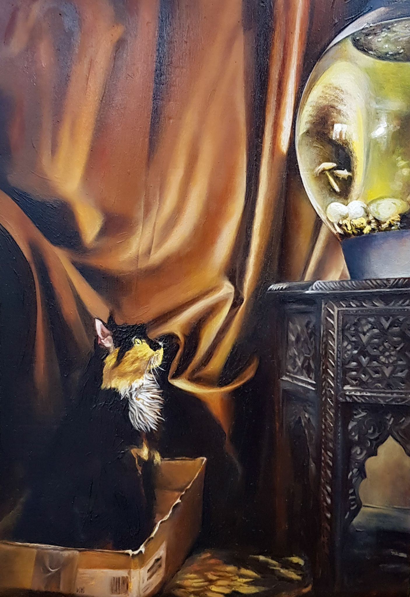 Oil on oak panel