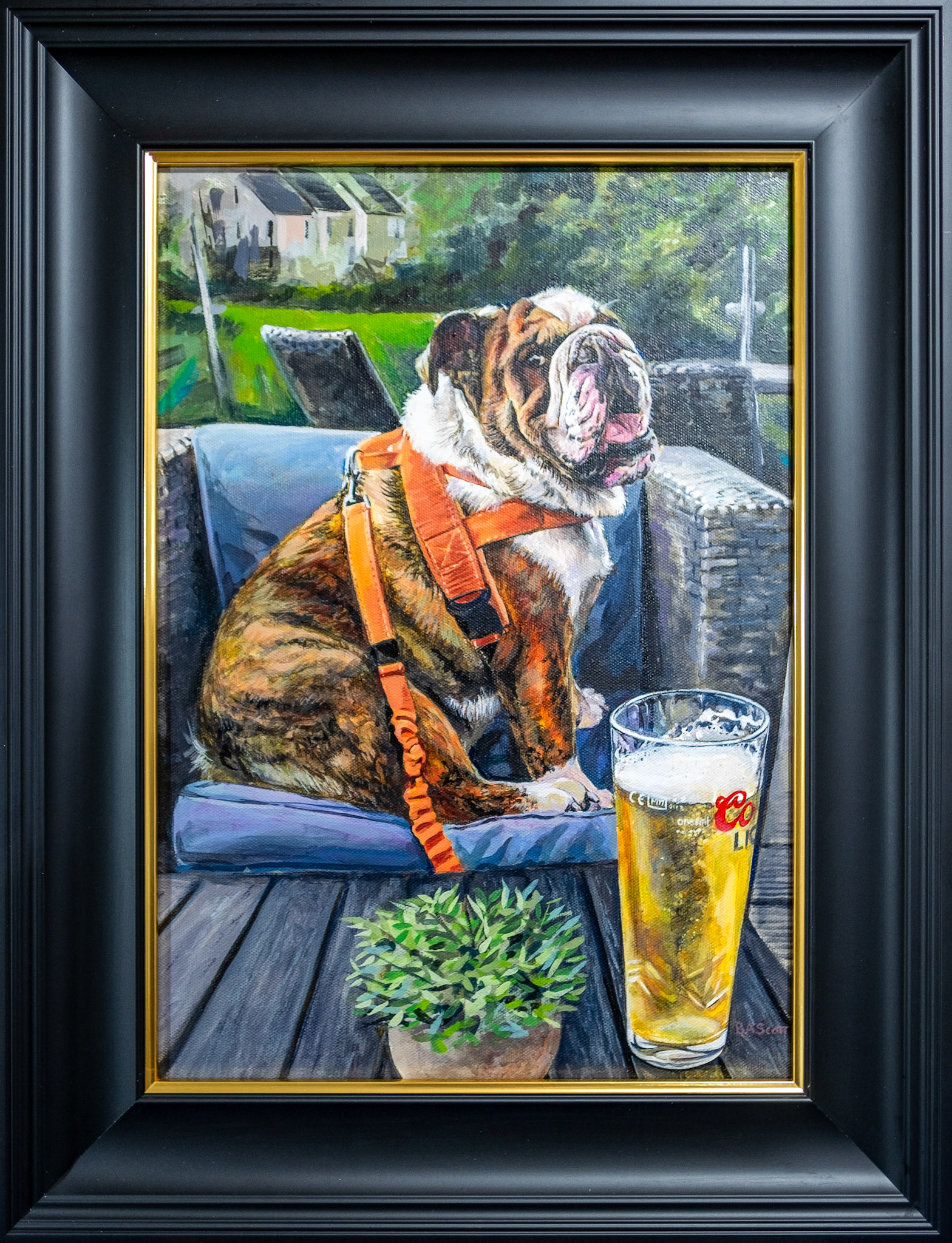 Acrylic on canvas panel